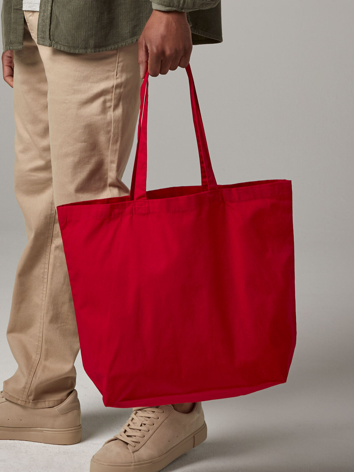 Bolsa Maxi de Algodão Orgânico Premium