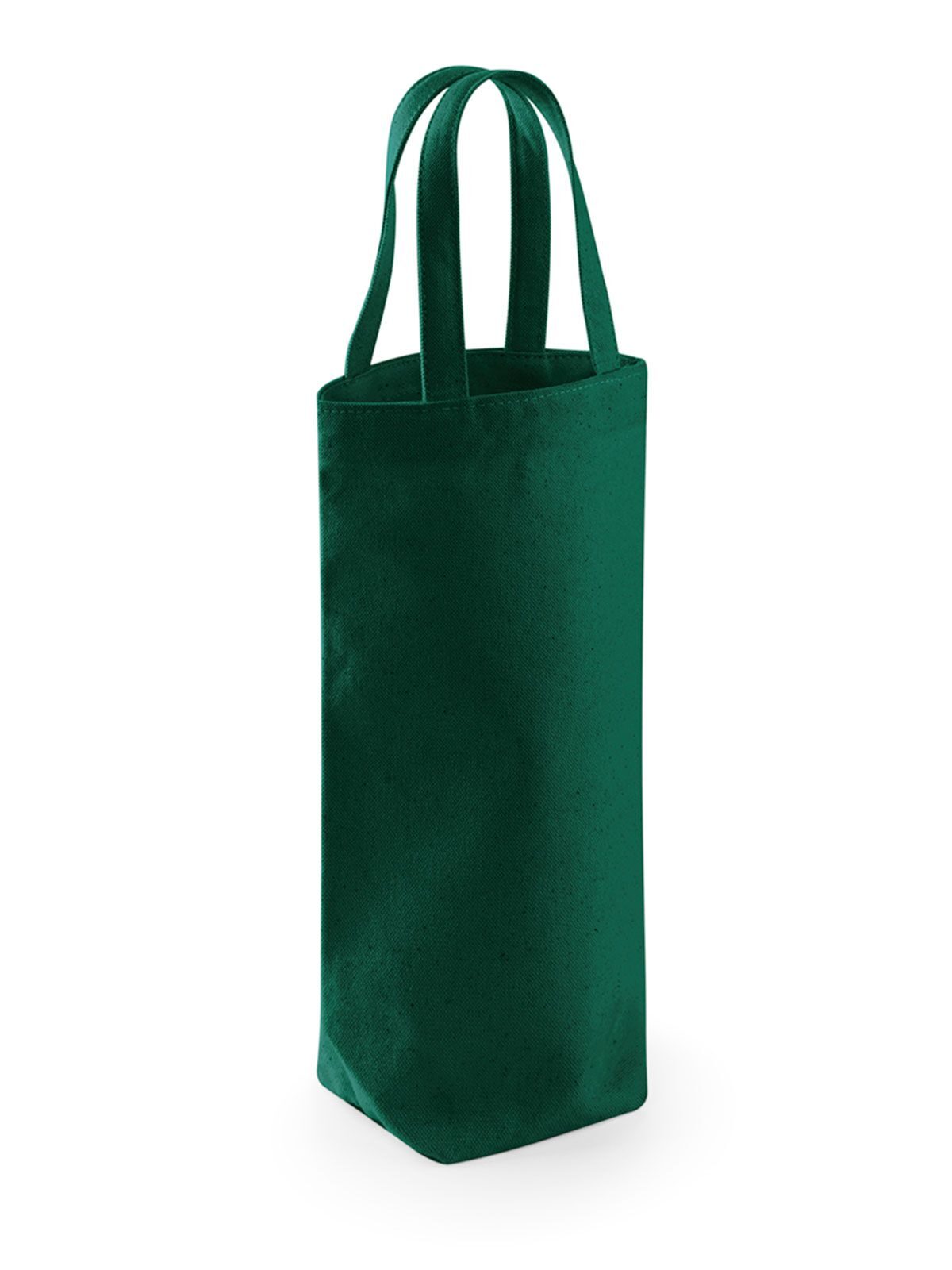 Saco de algodão Fairtrade para garrafa - BOT - Verde garrafa