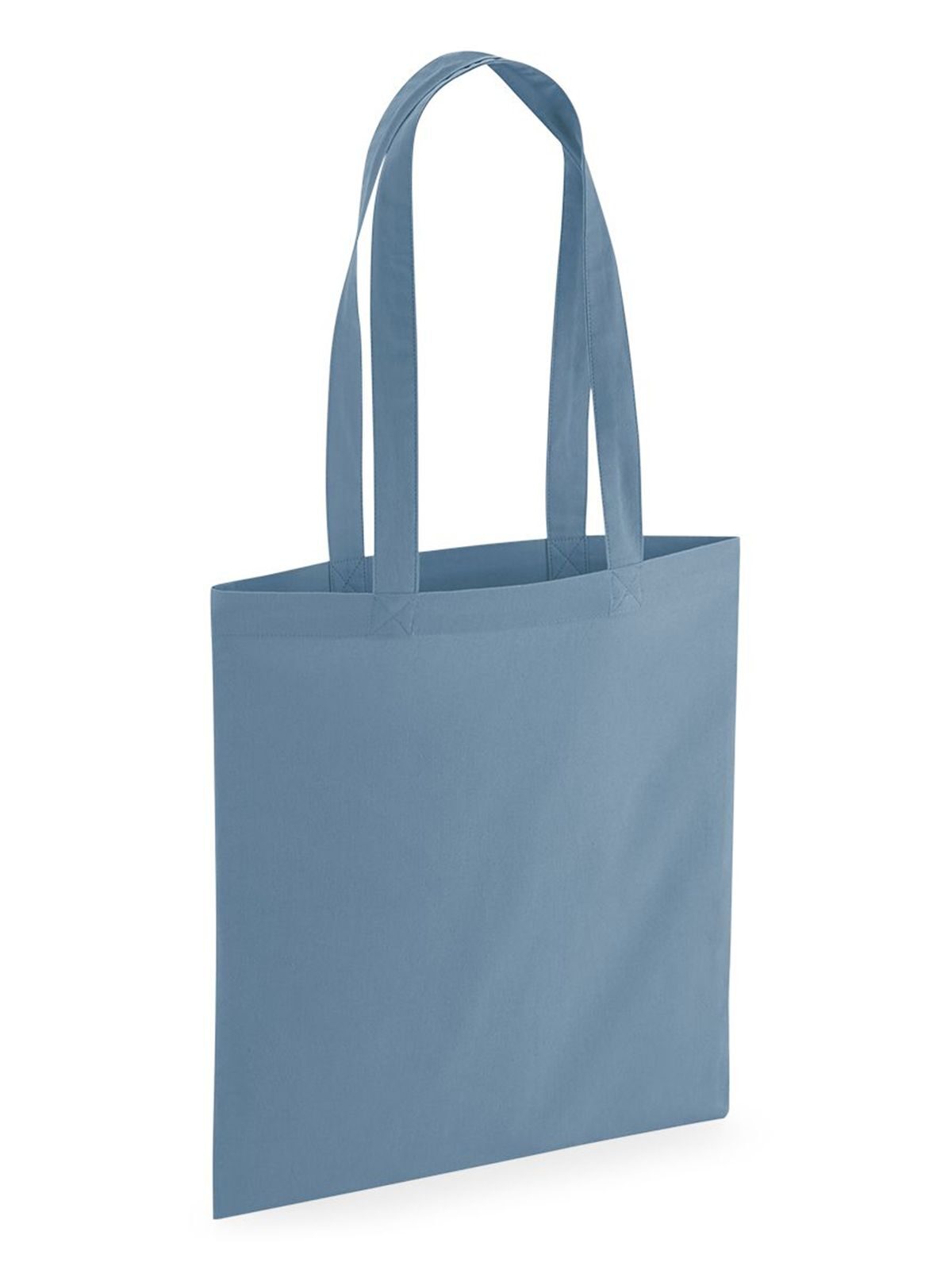 Bolsa reutilizável tingida naturalmente com corantes orgânicos. - NIB - Novo na caixa - Azul Índigo