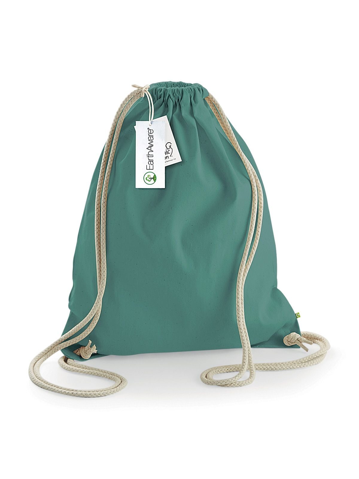 EarthAware® Gymsac Orgânico - SAG - Verde sálvia