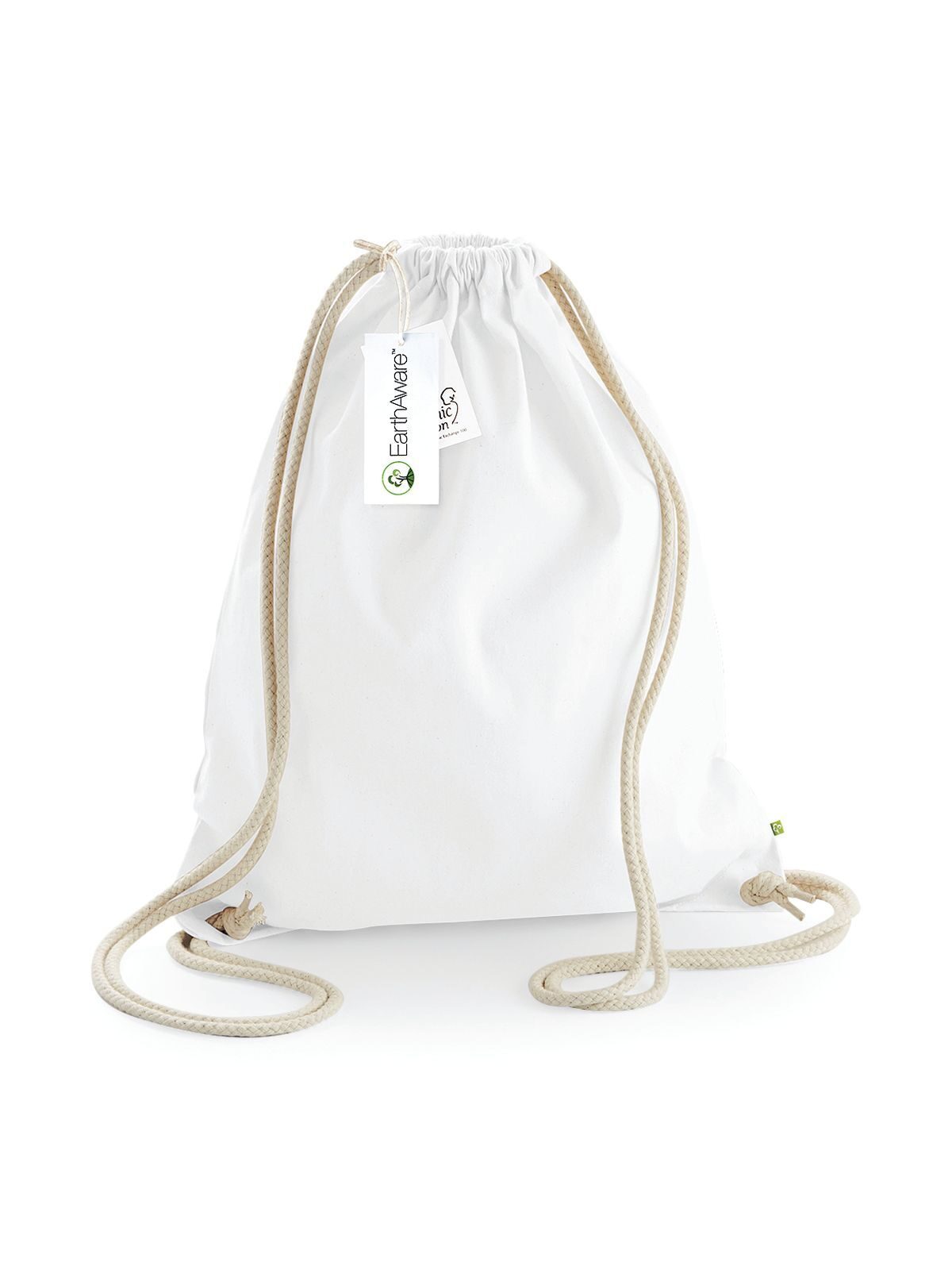 EarthAware® Gymsac Orgânico - WHI - Branco