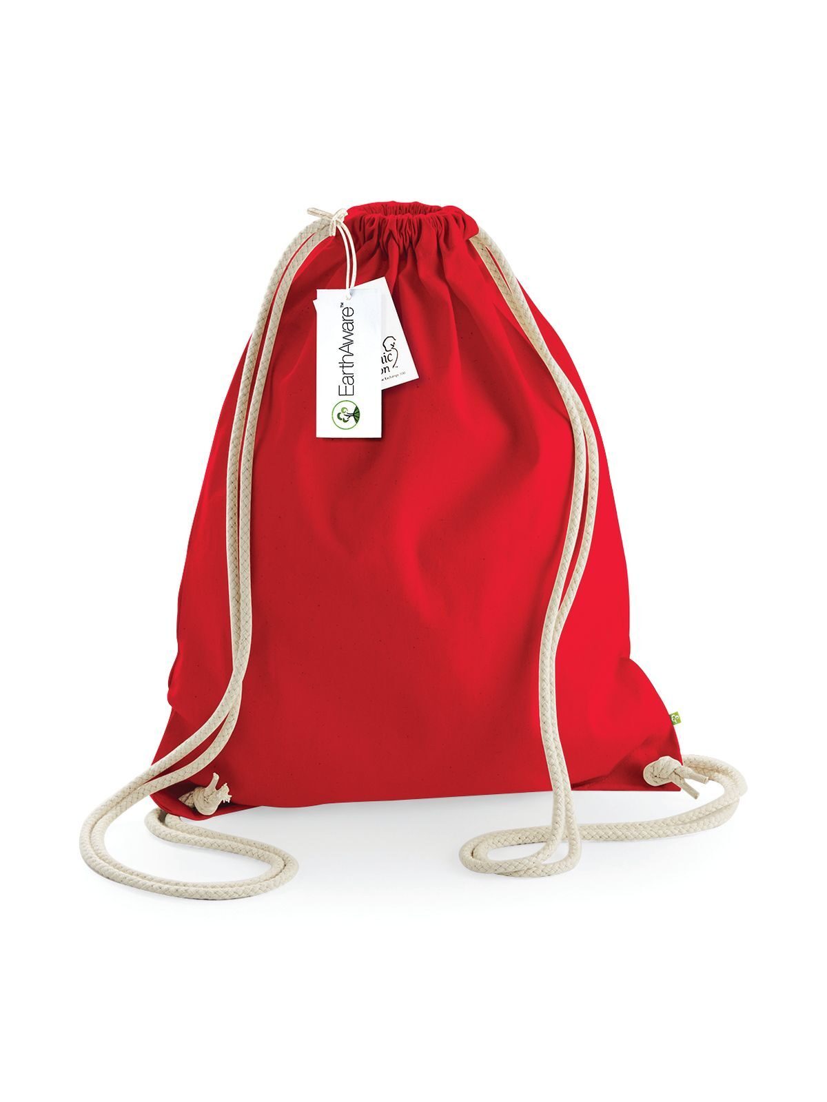 EarthAware® Gymsac Orgânico - CSR - Vermelho clássico