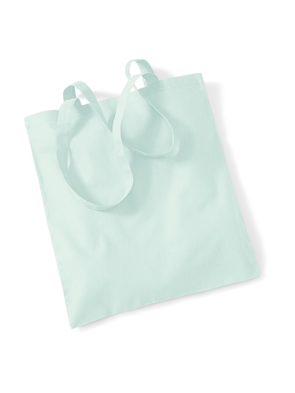Bolsa reutilizável com alças longas. - PTMW - Menta pastel
