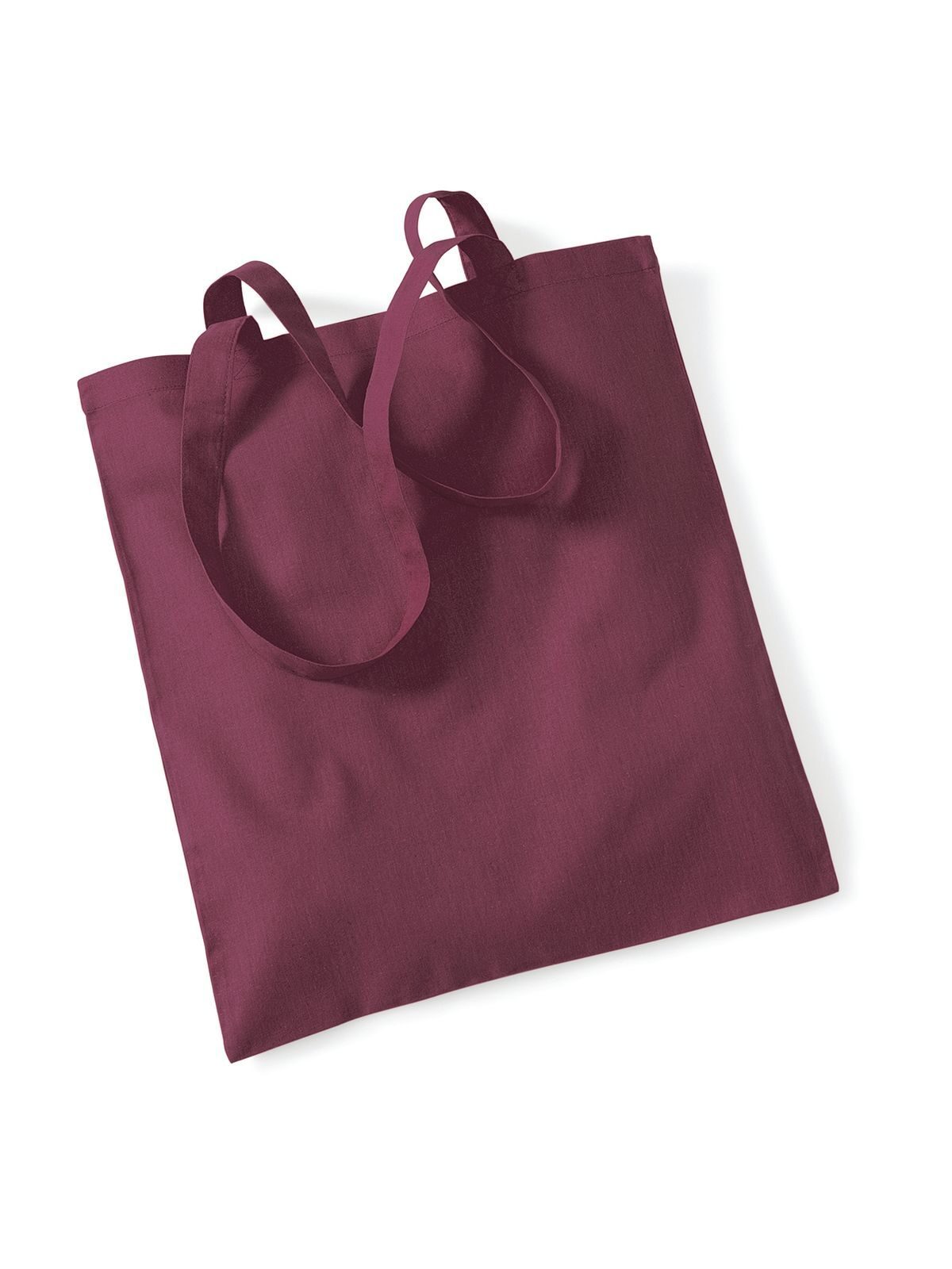 Bolsa reutilizável com alças longas. - BUR - Borgonha