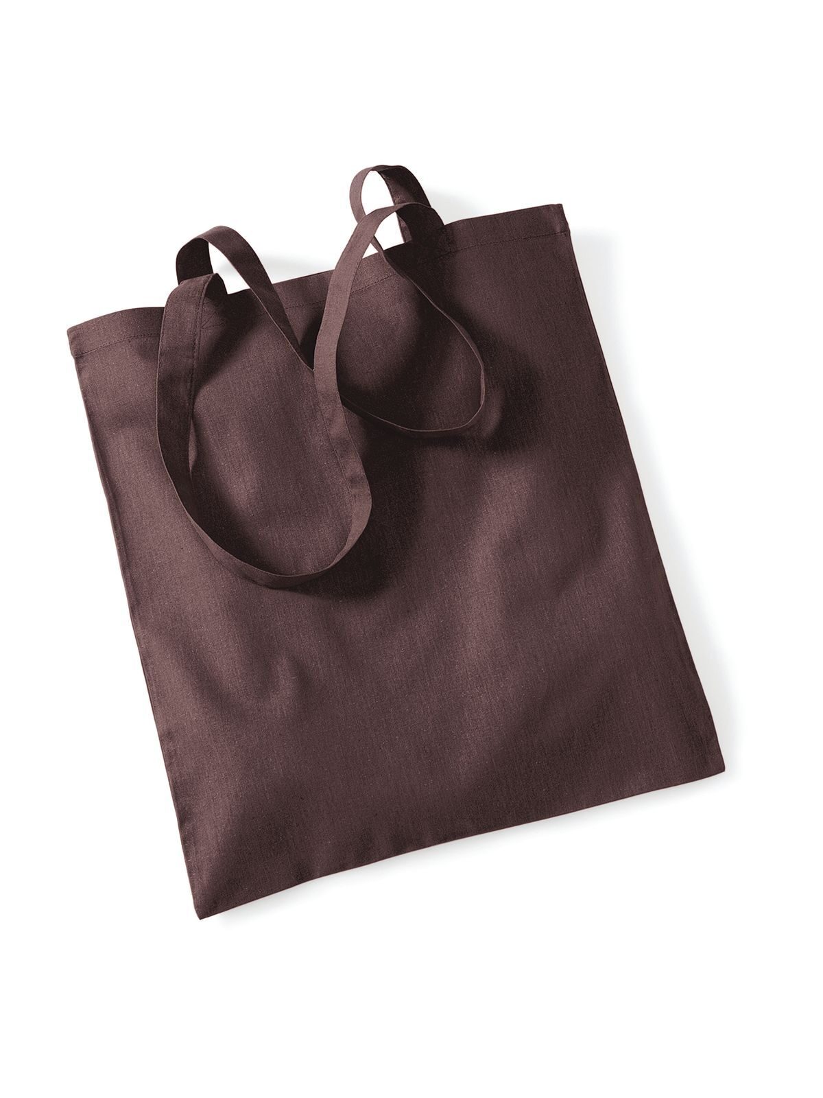 Bolsa reutilizável com alças longas. - CHO - Chocolate