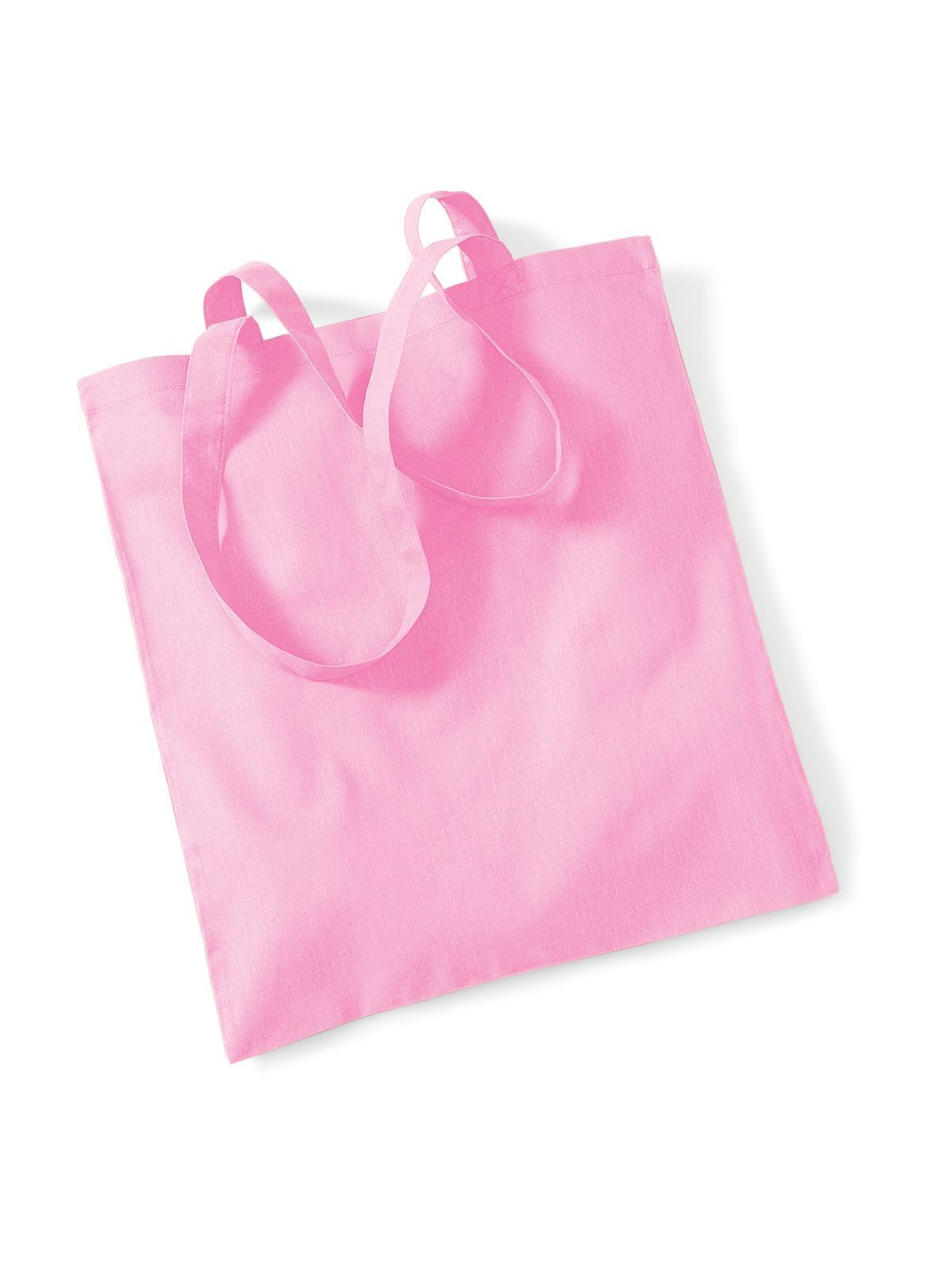 Bolsa reutilizável com alças longas. - CPI - Rosa clássico