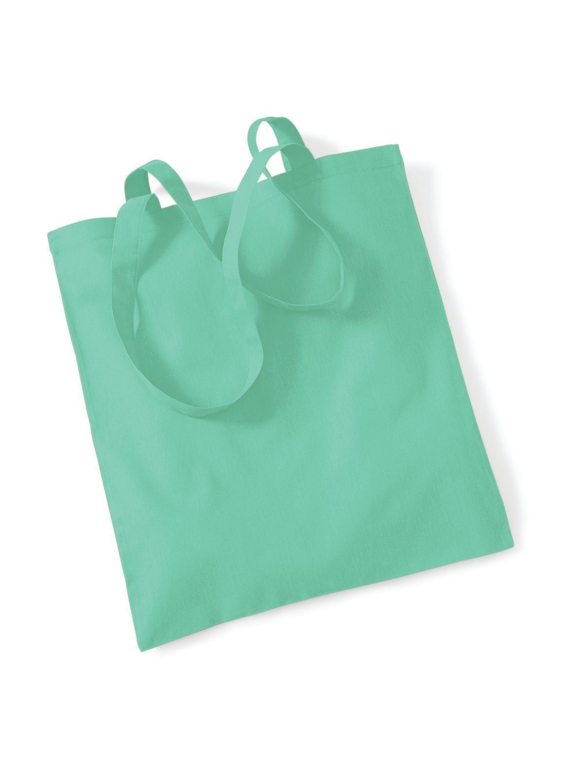 Bolsa reutilizável com alças longas. - MIN - Hortelã