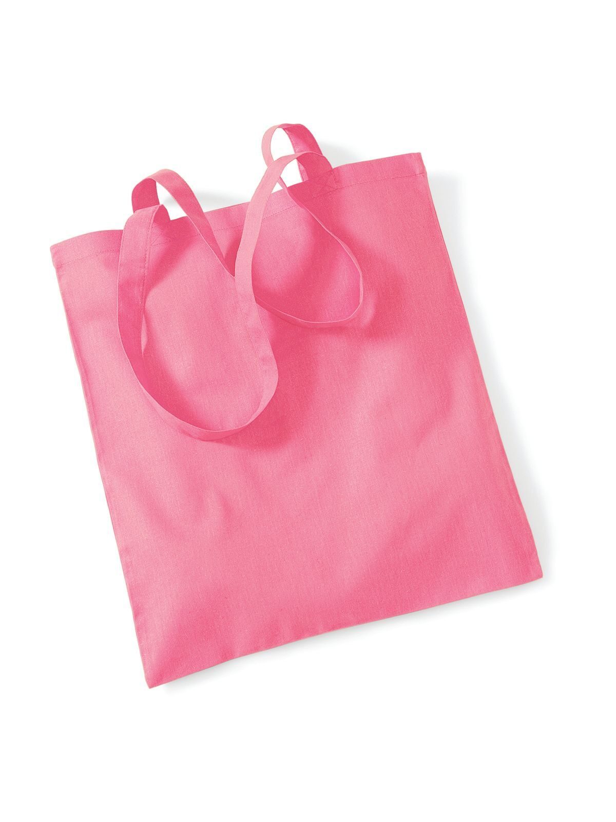 Bolsa reutilizável com alças longas. - TPI - Rosa verdadeiro