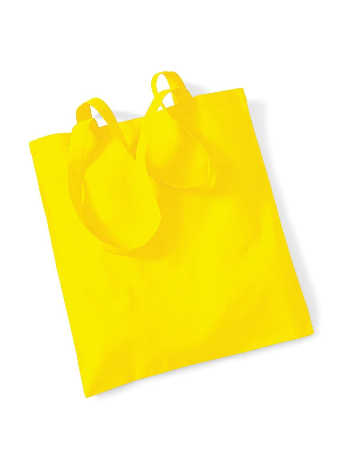 Bolsa reutilizável com alças longas. - YEL - Amarelo