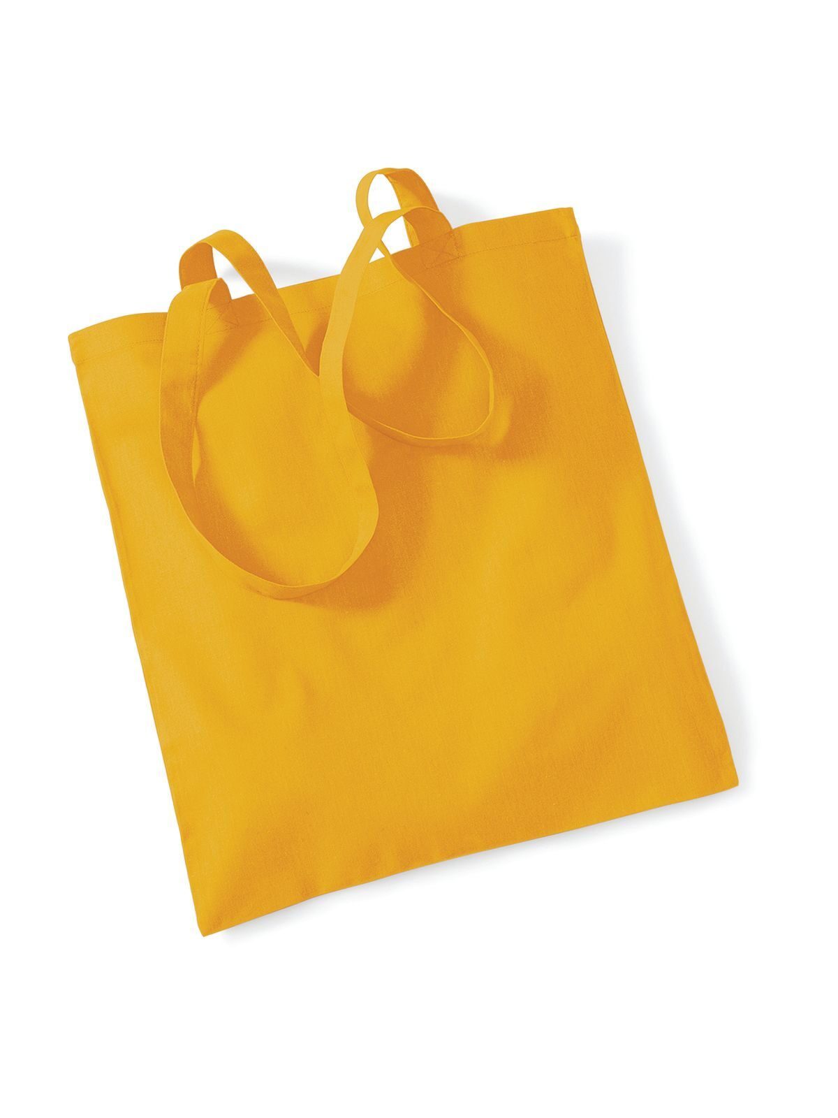 Bolsa reutilizável com alças longas. - MUS - Mostarda