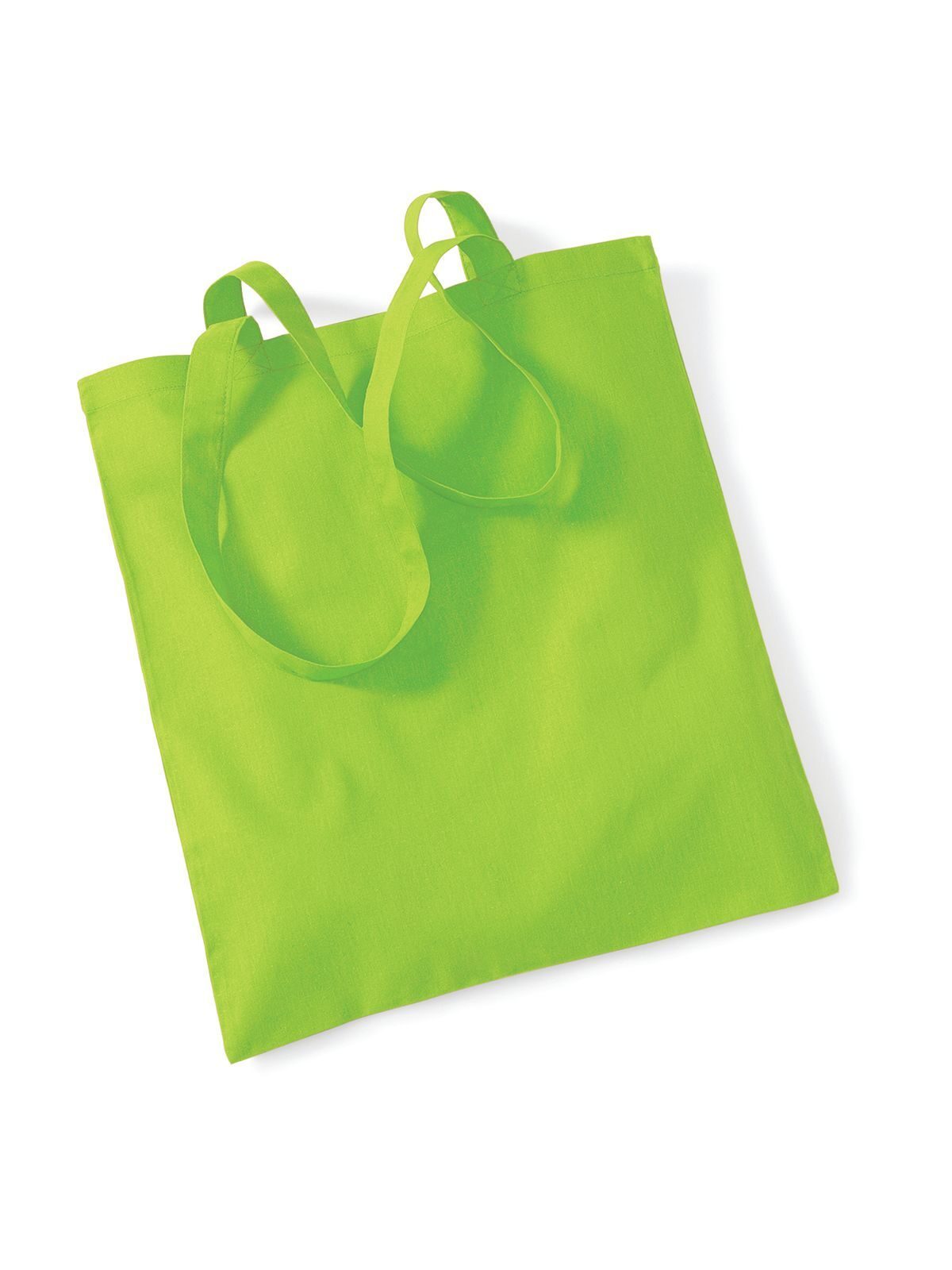 Bolsa reutilizável com alças longas. - LIM - Verde limão