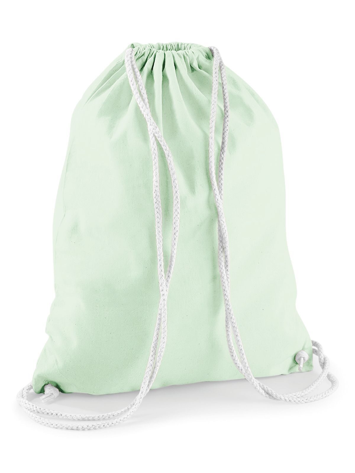 Ginástica de algodão - Verde menta pastel/Branco