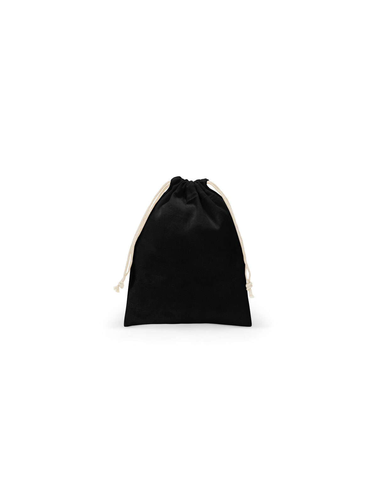 Sacola de algodão orgânico tamanho P - BK - BK-PRETO