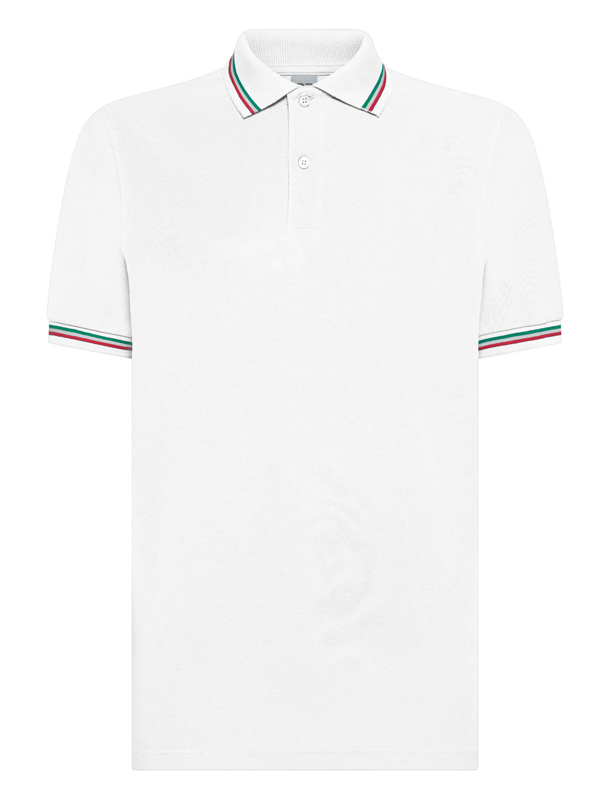 Polo Tricolor Itália - WH - Branco