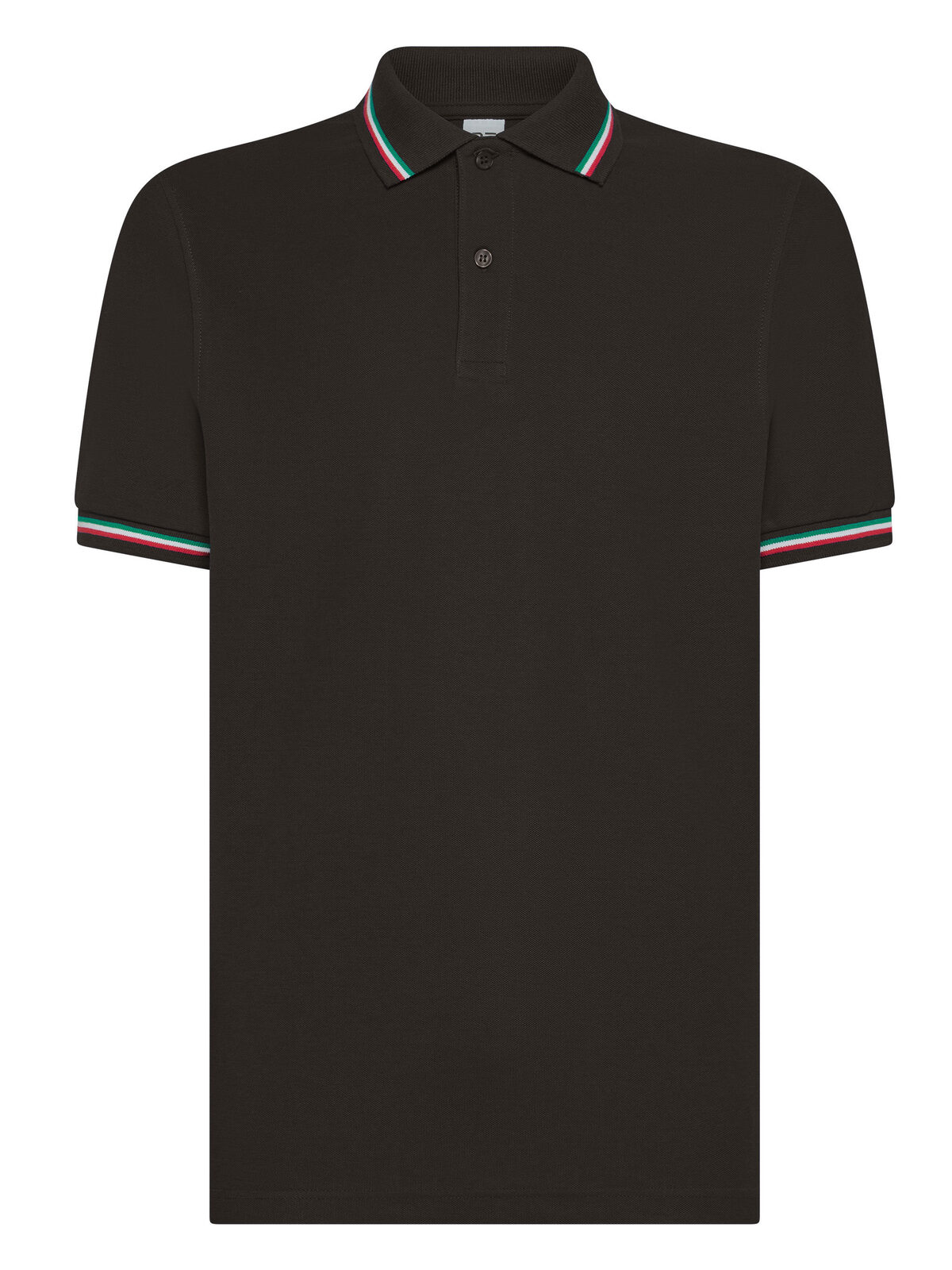 Polo Tricolor Itália - BK - BK-PRETO