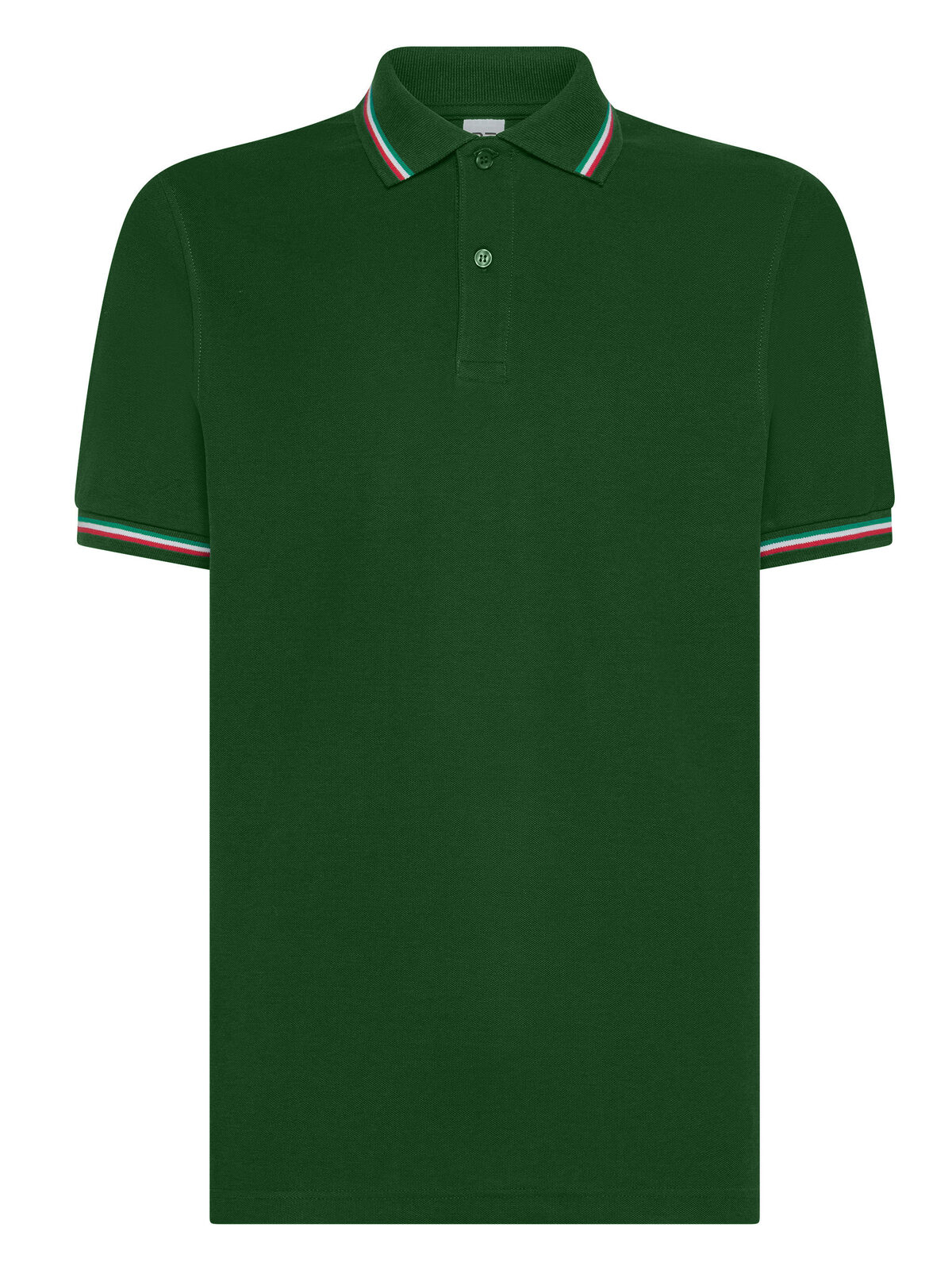 Polo Tricolor Itália - FG - VERDE FLORESTA