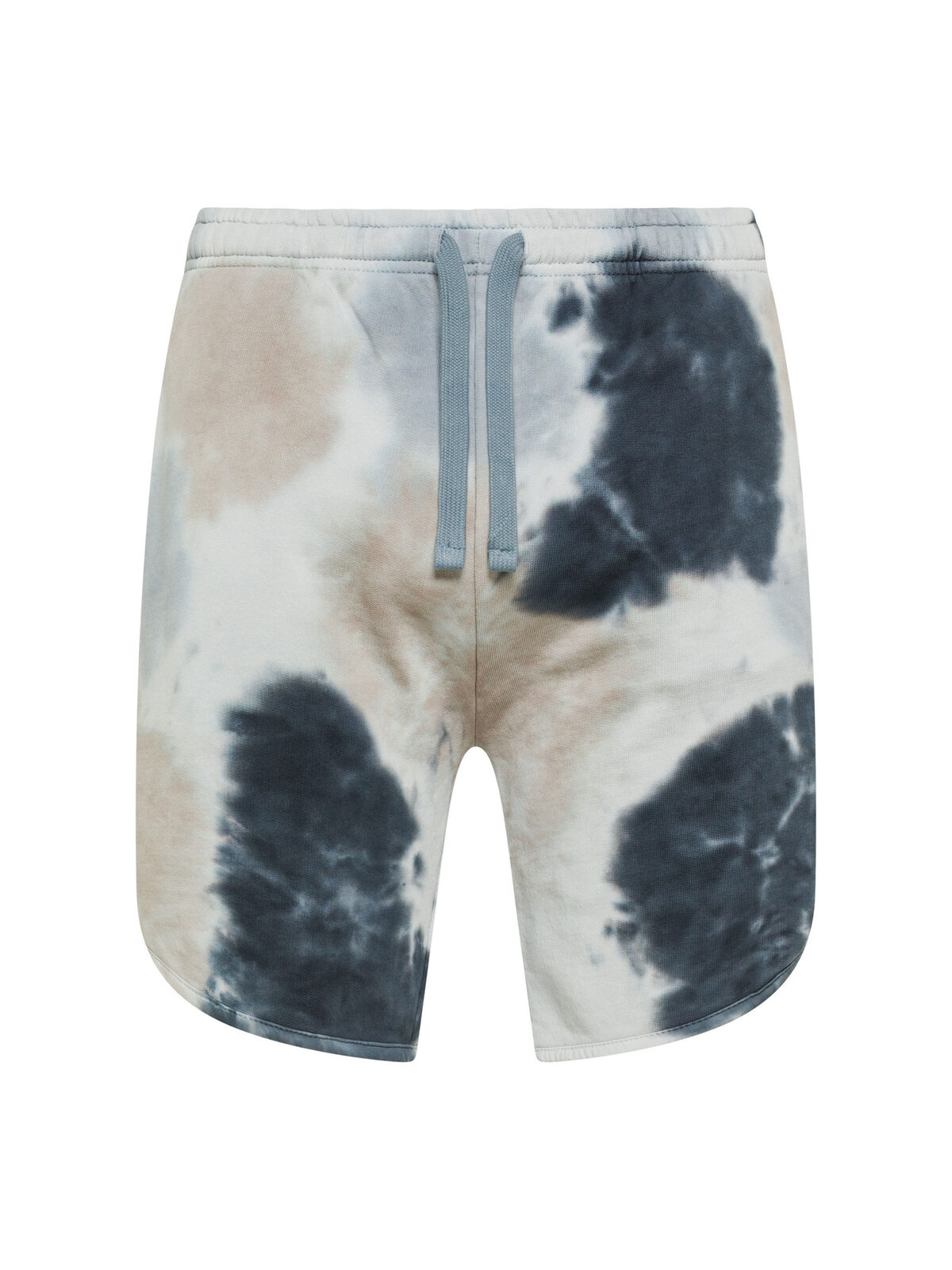 Shorts sem gênero - Rosarito - TDOV4 - Tie Dye em Tons de Cinza
