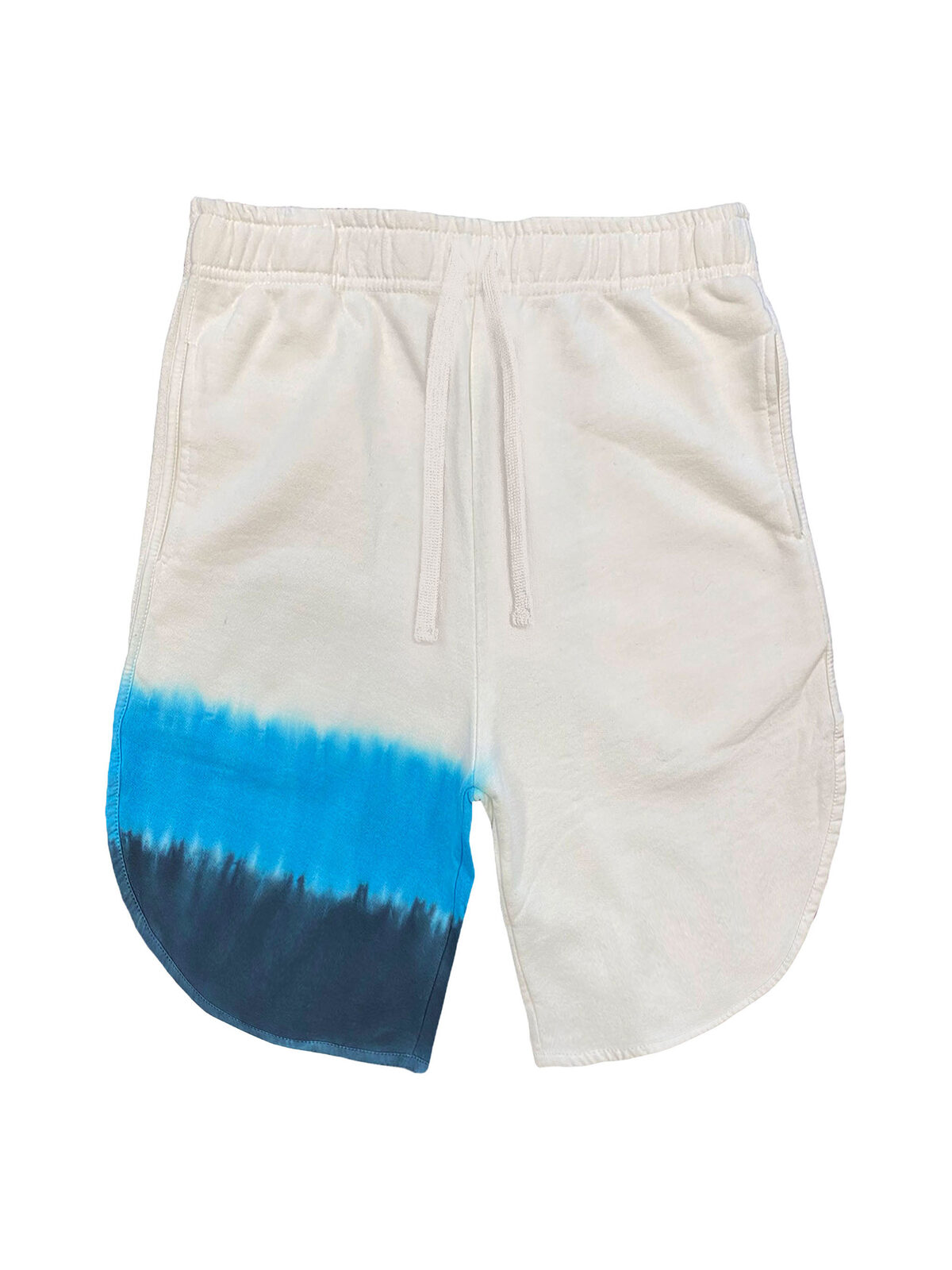 Shorts sem gênero - Rosarito - TDST1 - Tie Dye Listrado Azul