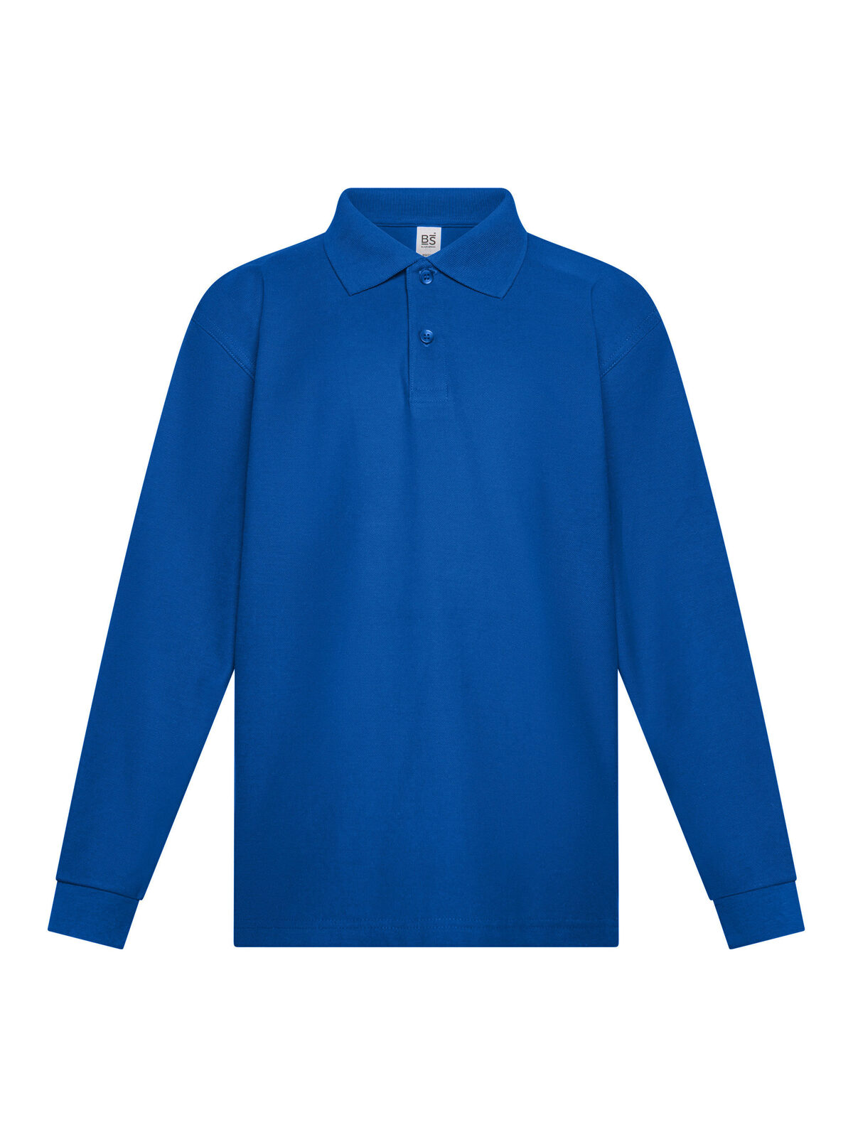 Camisa polo Evolution de manga comprida para crianças - RB - AZUL REAL