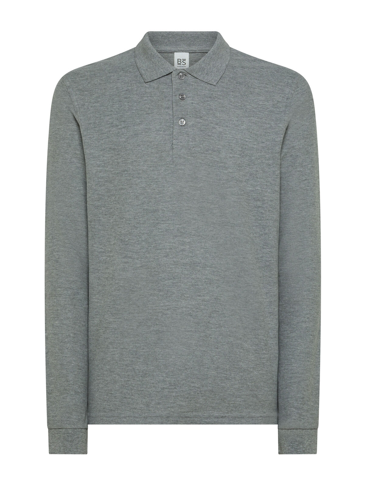 Polo Evolution LS - GY - Cinza Mesclado