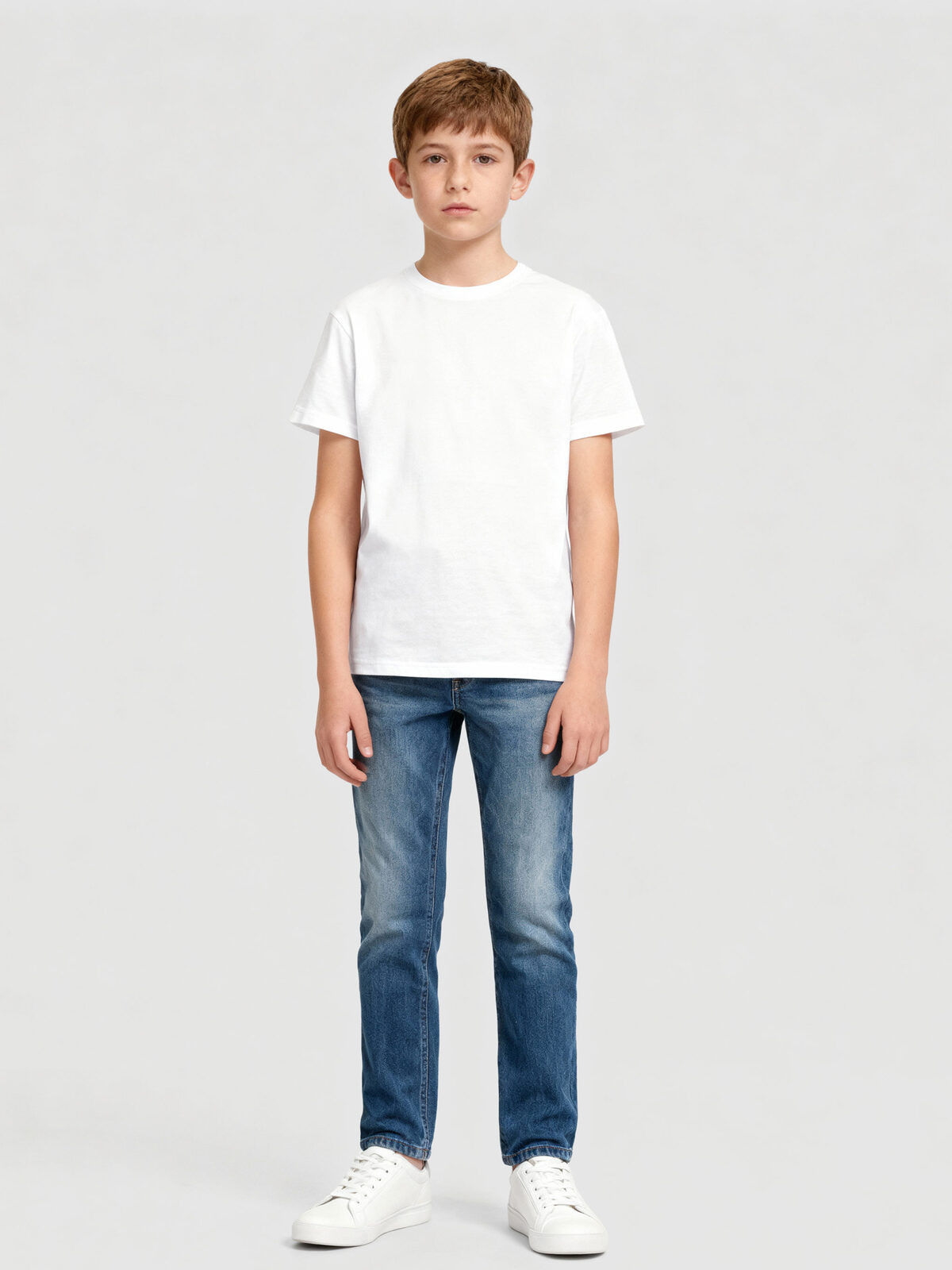 Camiseta infantil com toque de algodão