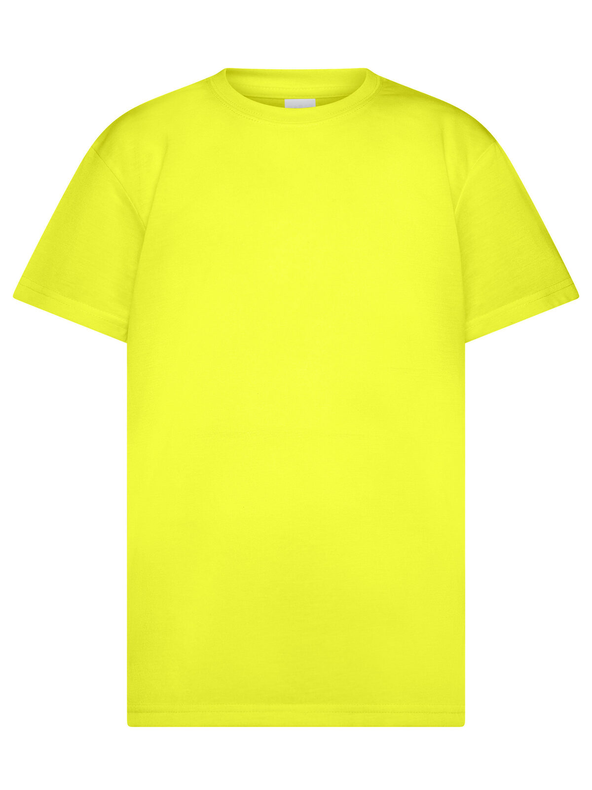Camiseta infantil com toque de algodão - YEFL - YELLOW FLUO