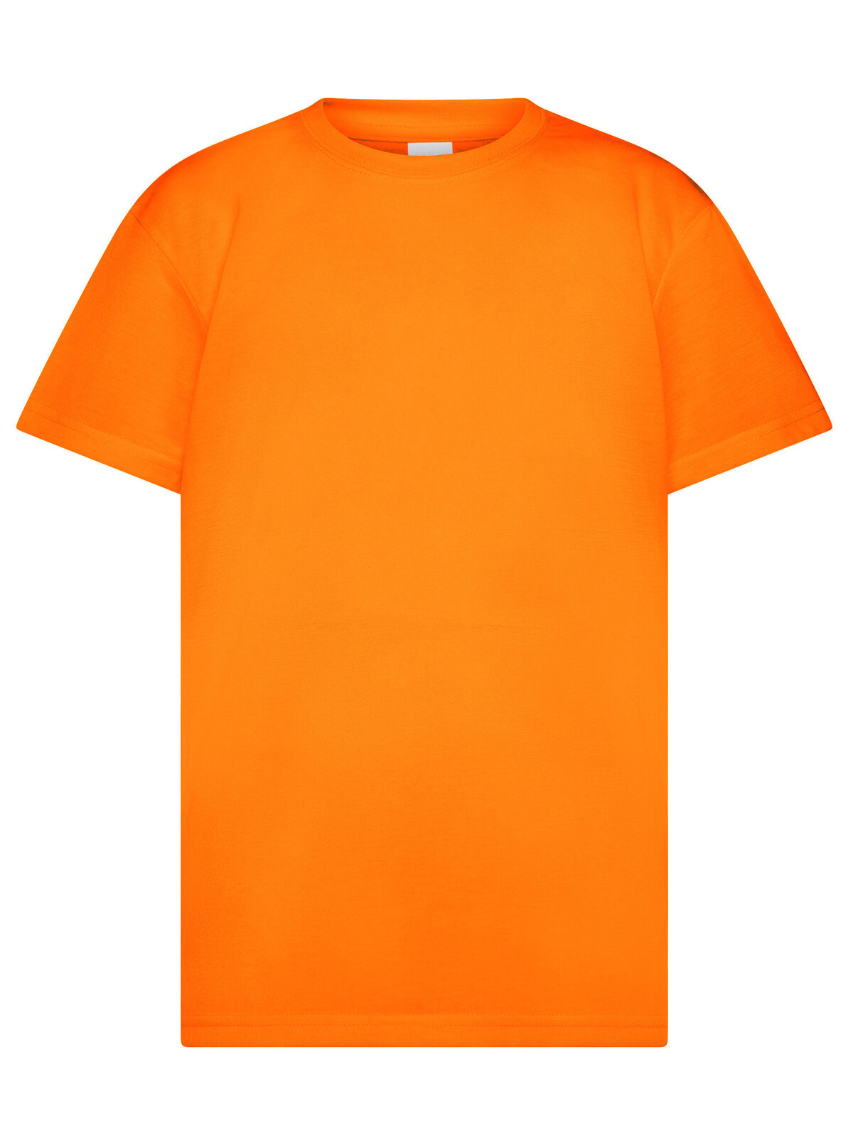 Camiseta infantil com toque de algodão - ORFL - ORANGE FLUO