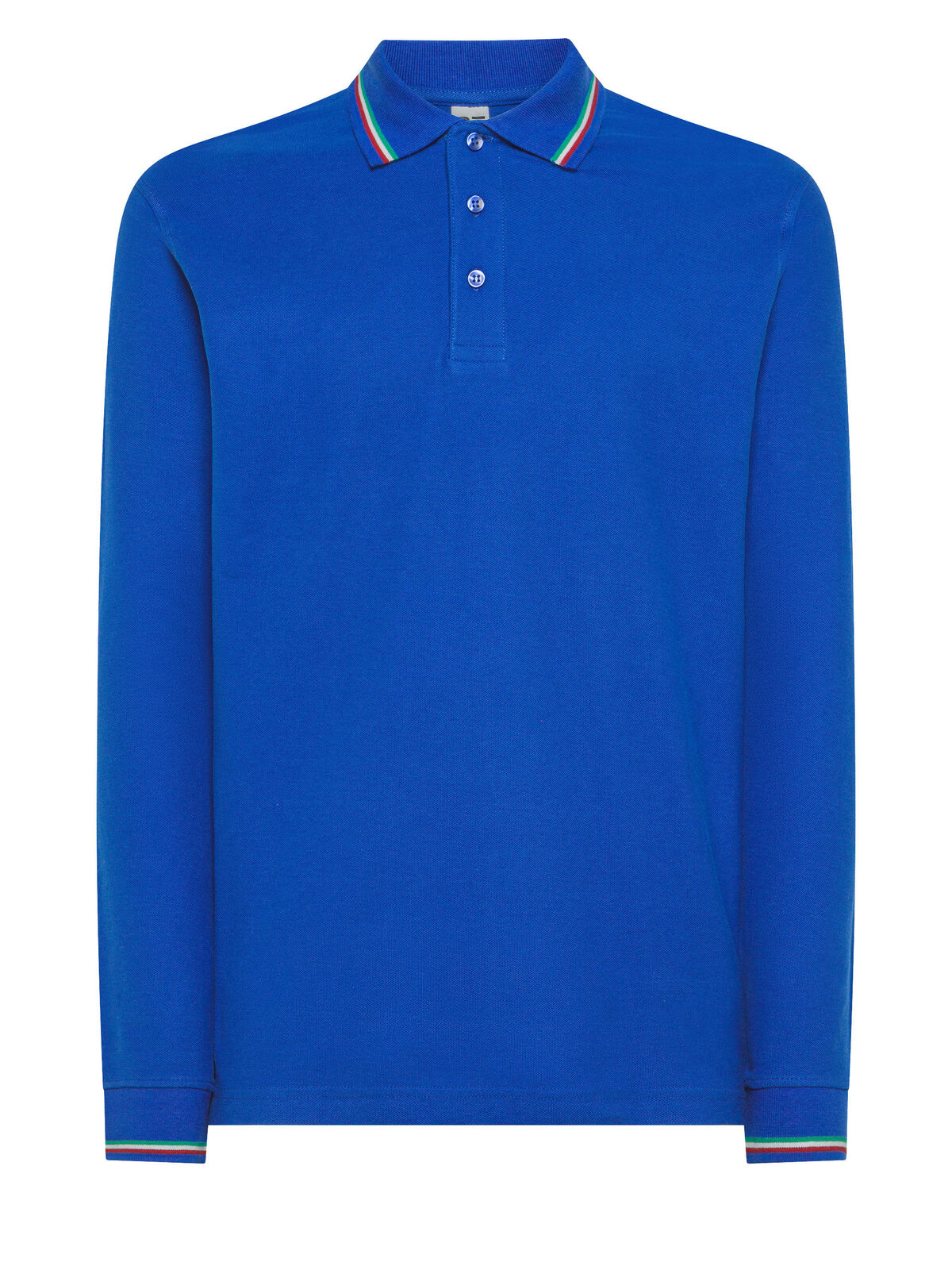 Polo de manga comprida da Itália - RB - AZUL REAL