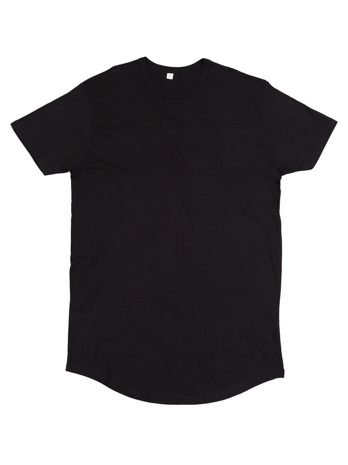 Camiseta masculina de comprimento longo - BK - Preto
