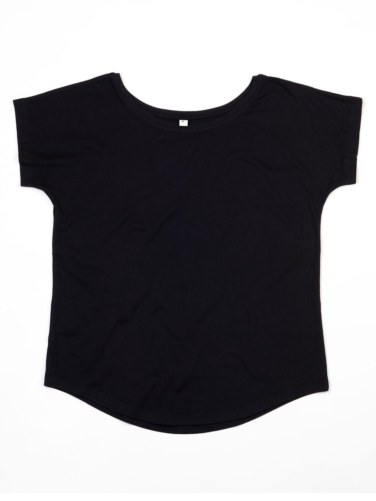 Camiseta feminina folgada - BK - Preto