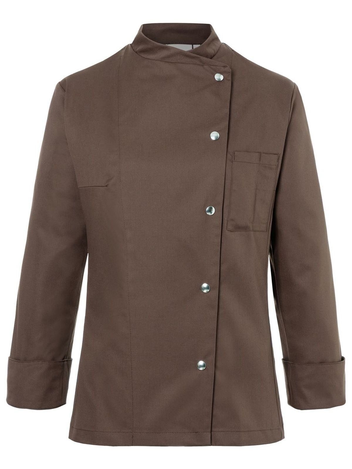 Jaqueta de Chef Larissa - 720 - Castanho claro (aprox. Pantone 438C)