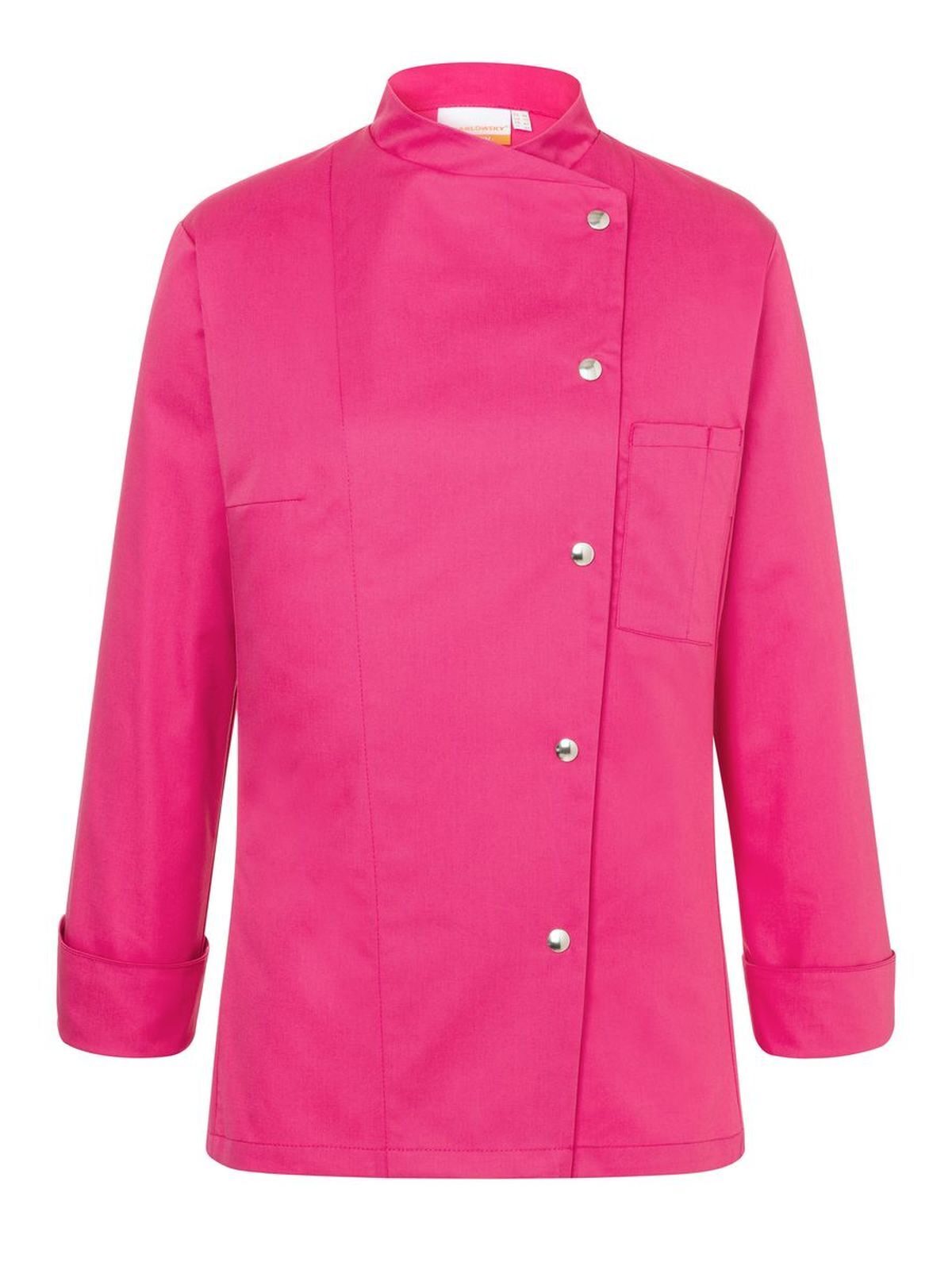 Jaqueta de Chef Larissa - 26 - Rosa (aprox. Pantone 7636C)