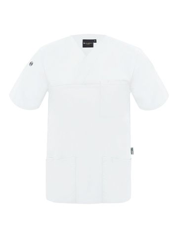 Túnica masculina sem fecho - 3 - Branco