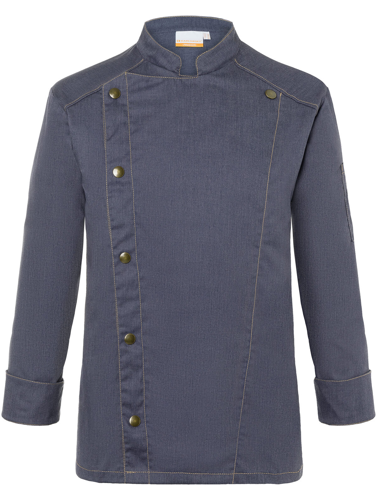 Jaqueta de Chef estilo Jeans - 16 - Preto Vintage (aprox. Pantone Cool Grey 11C)