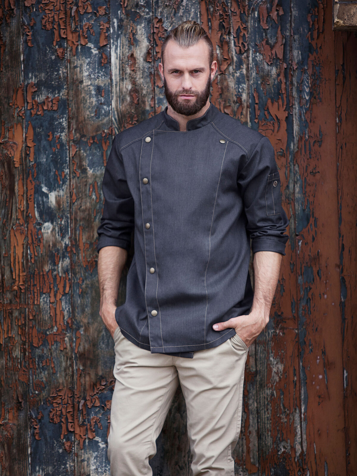 Jaqueta de Chef estilo Jeans