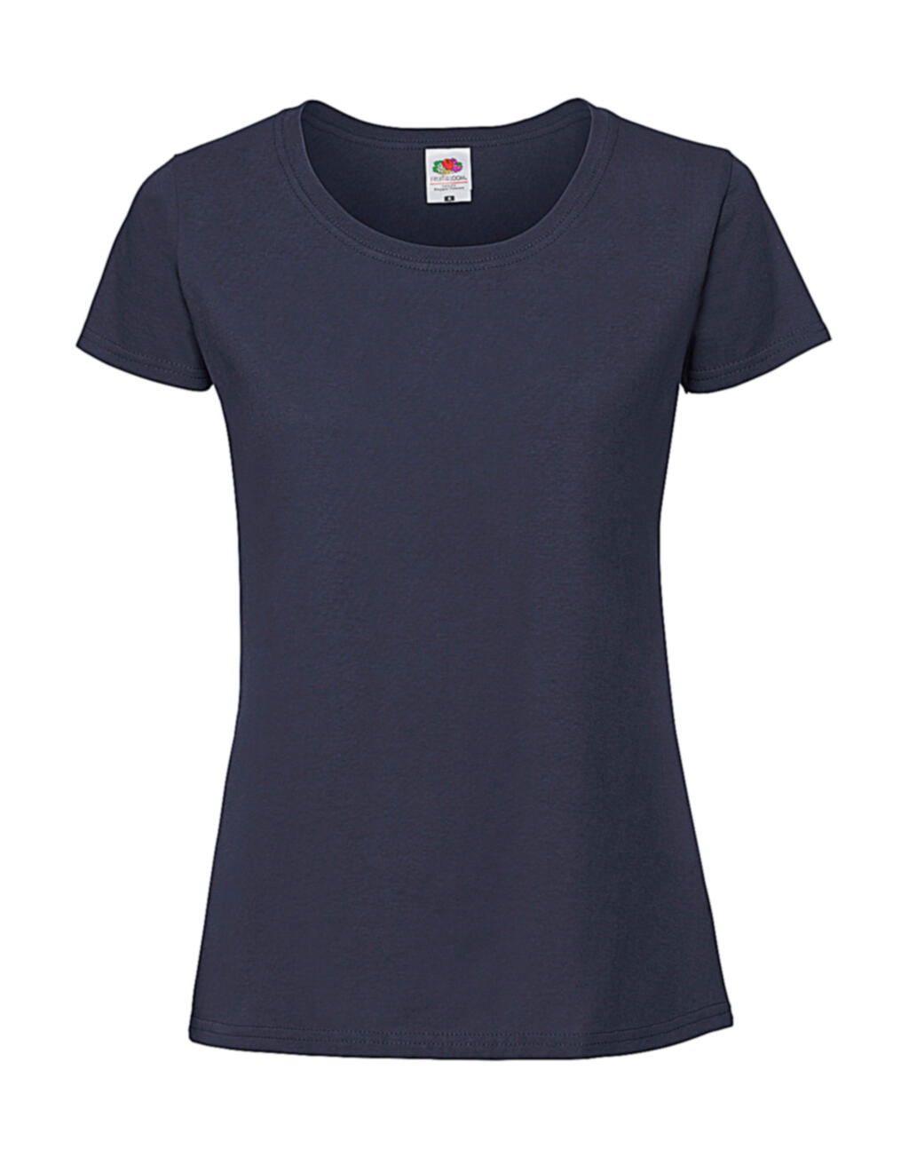 Camiseta feminina icônica 195 Ringspun - AZ - Marinha Profunda