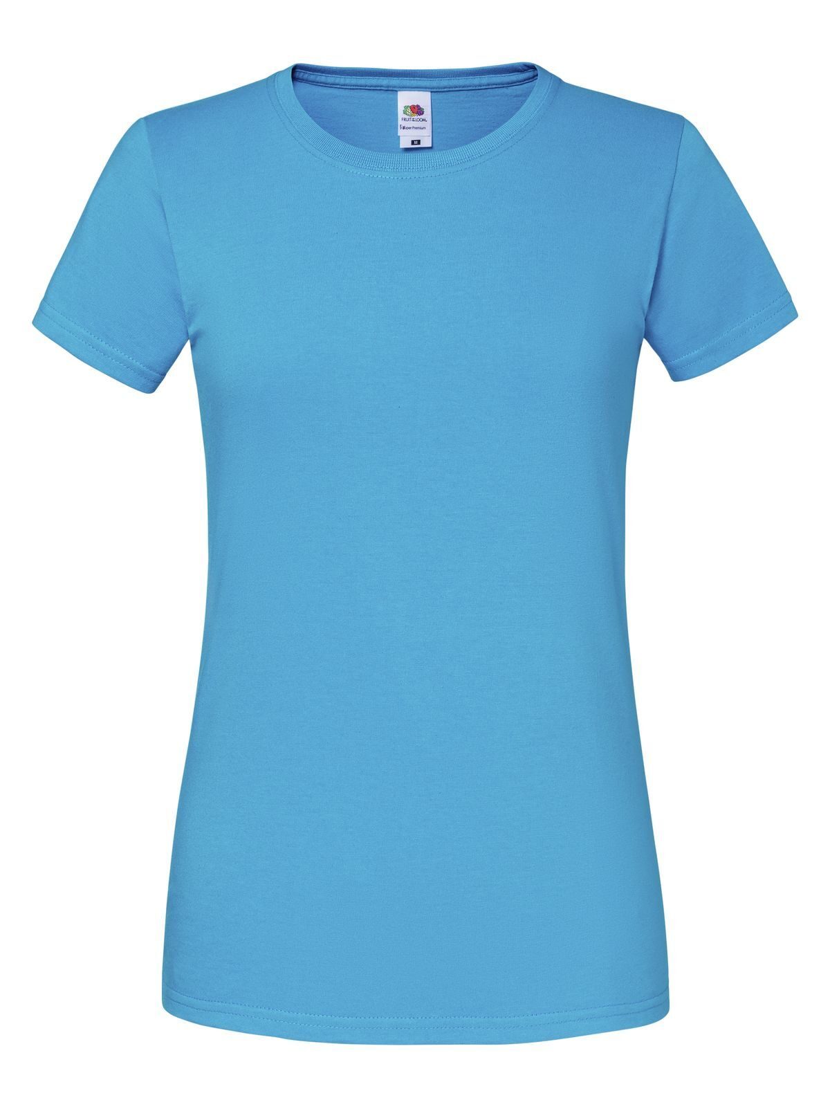 Camiseta feminina icônica 195 Ringspun - ZU - Azul Celeste