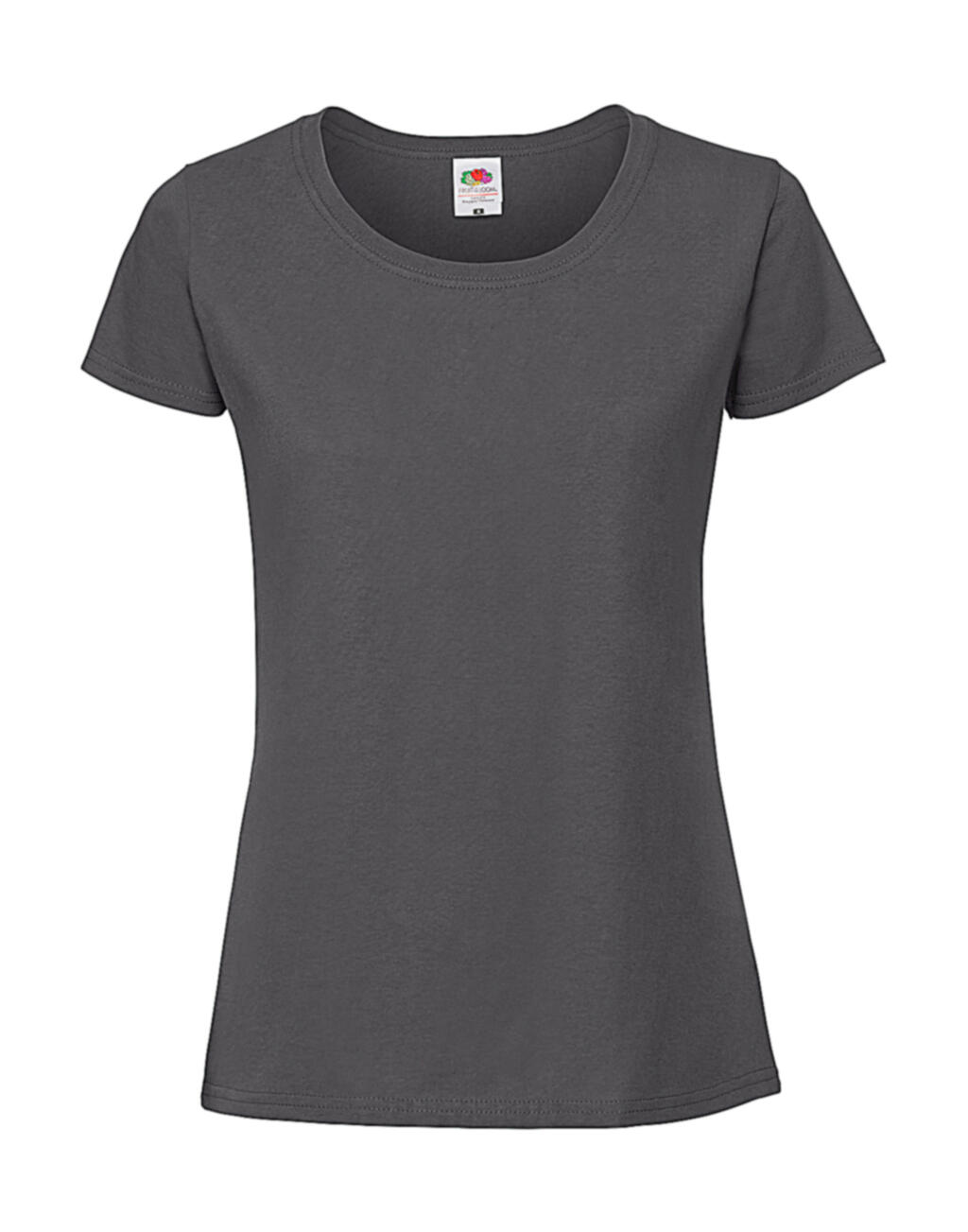 Camiseta feminina icônica 195 Ringspun - GL - Grafite Claro