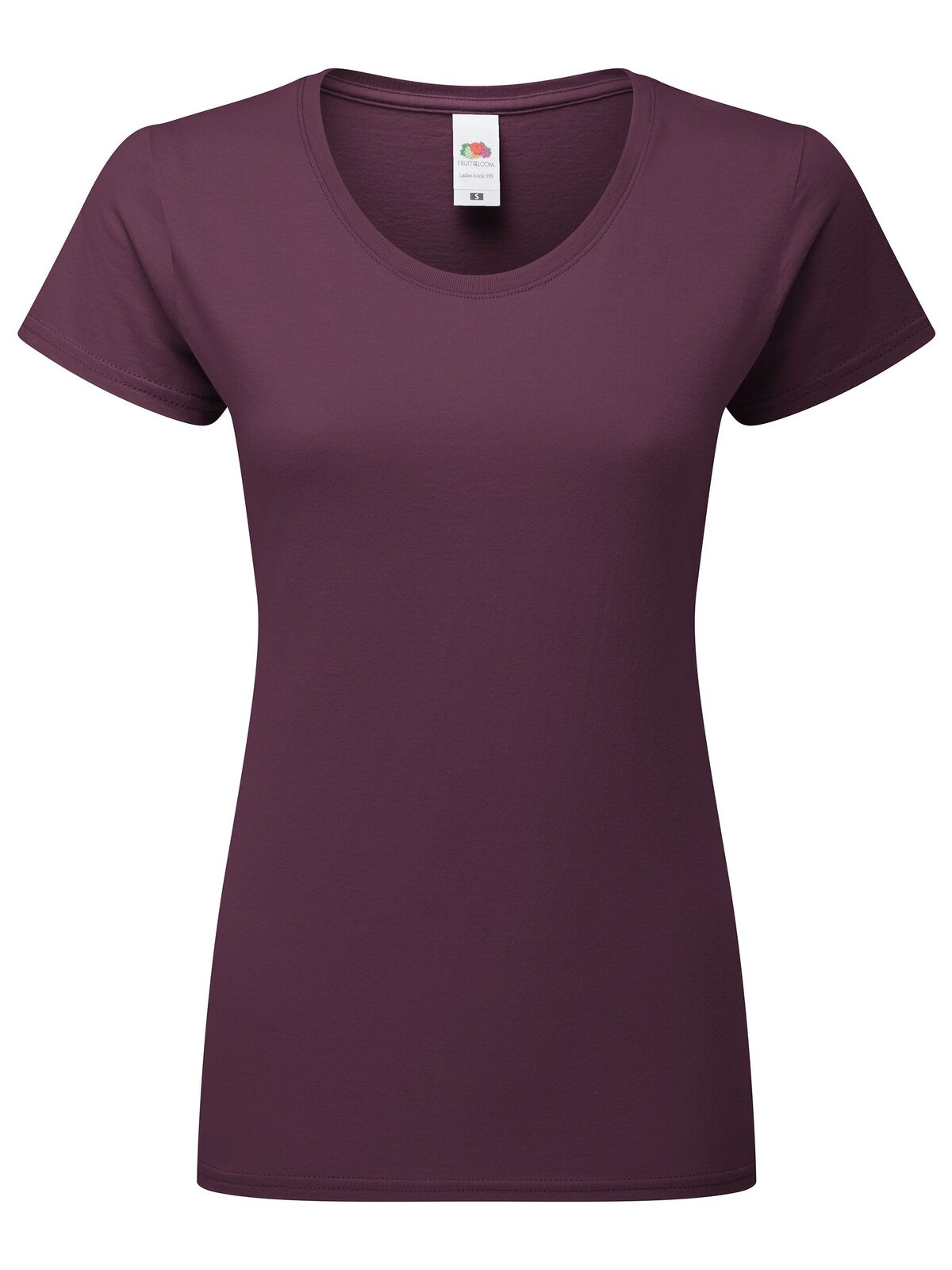 Camiseta feminina icônica 195 Ringspun - DP - Ameixa Escura