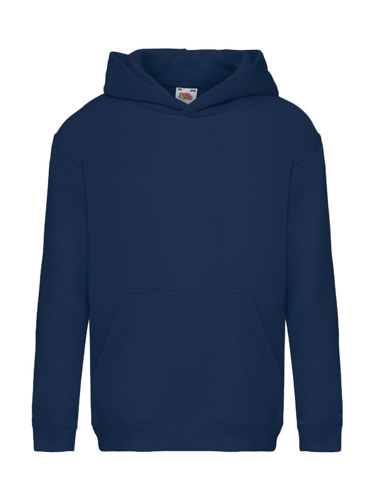 Moletom infantil premium com capuz - AZ - Marinha Profunda