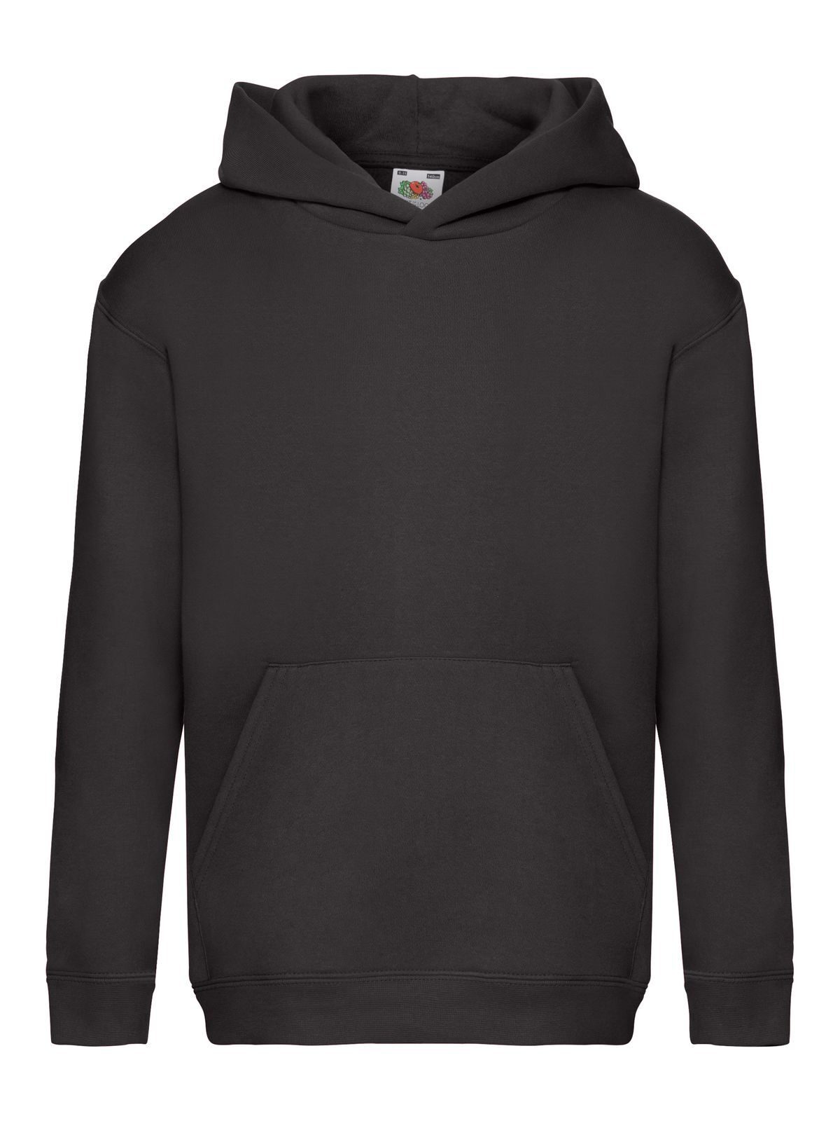 Moletom infantil premium com capuz - 36 - Preto