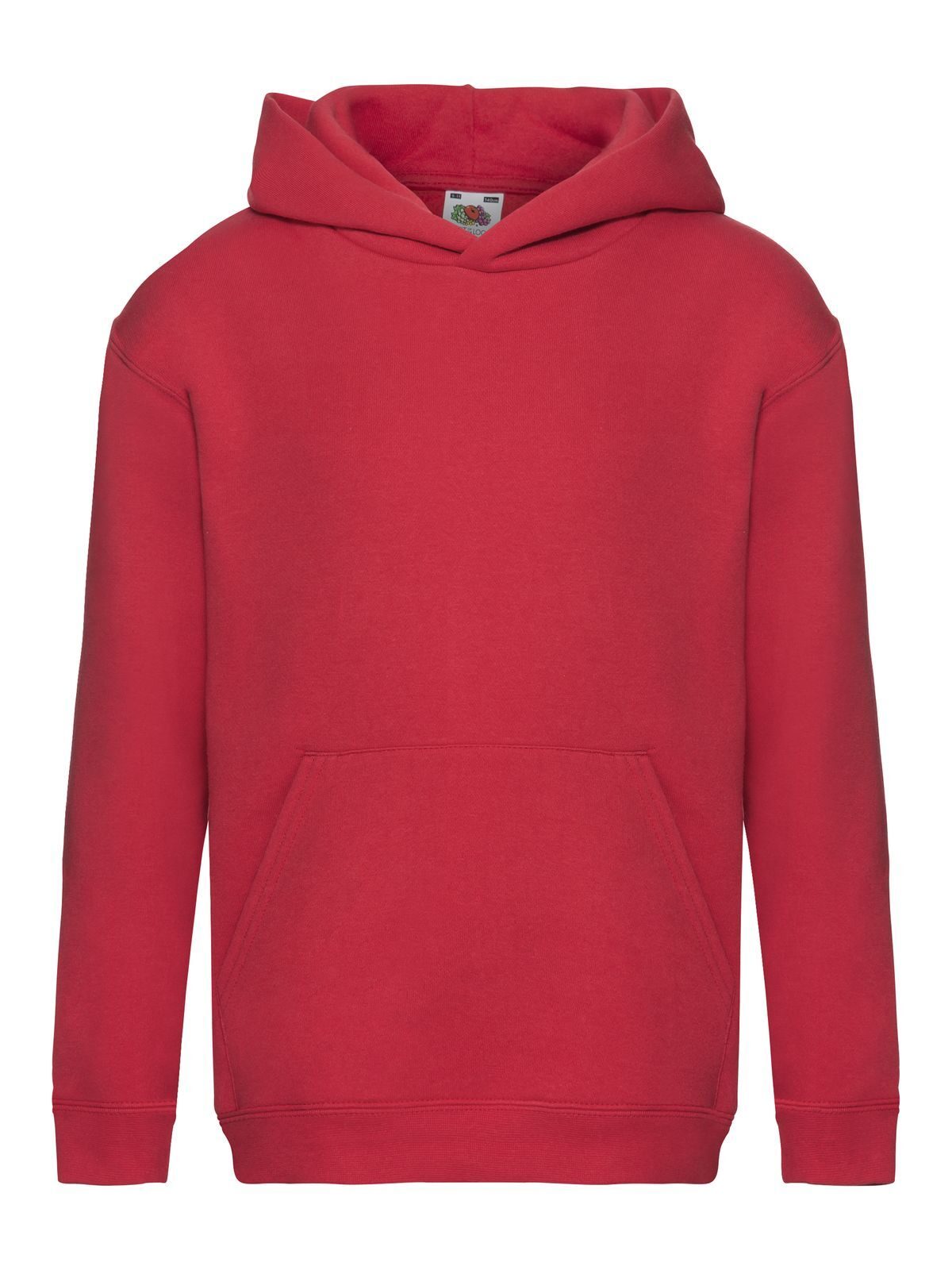 Moletom infantil premium com capuz - 40 - Vermelho