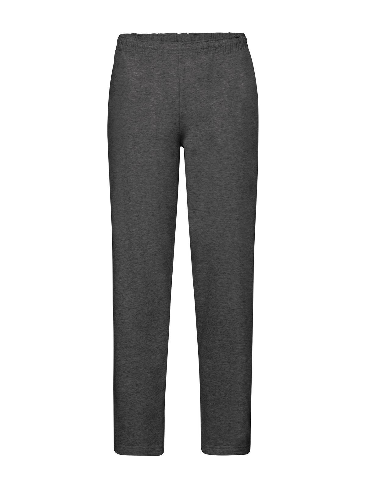 Calça Jog Clássica com Bainha Aberta - HD - Cinza Mesclado Escuro