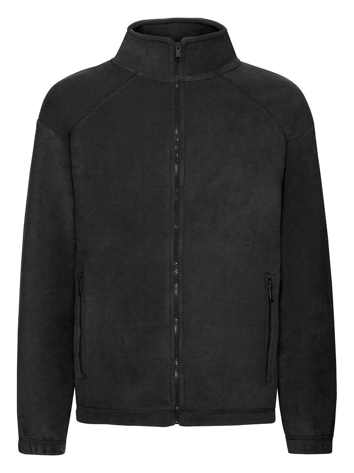 Casaco de lã polar infantil com zíper frontal - 36 - Preto