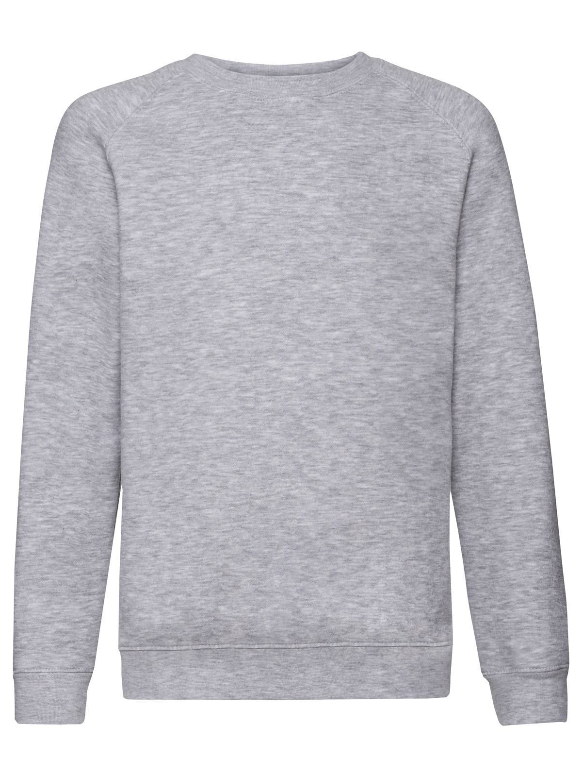Moletom Raglan Premium Infantil - 94 - Heather Grey