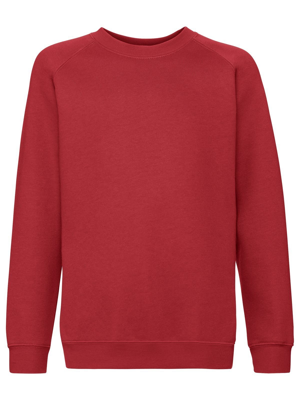 Moletom Raglan Premium Infantil - 40 - Vermelho