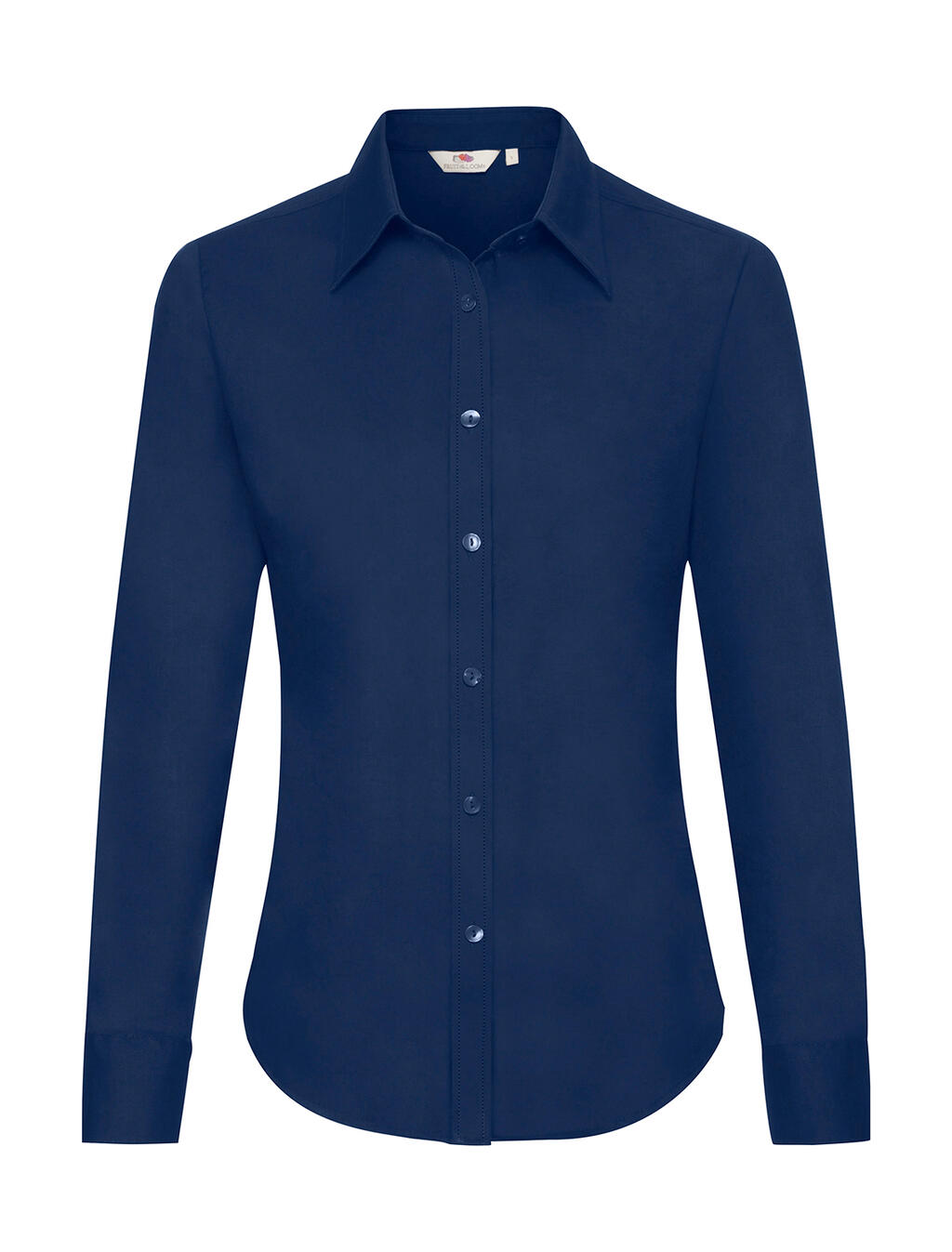 Camisa Oxford feminina de manga comprida - 32 - Marinha