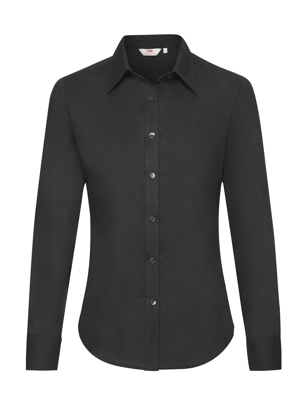 Camisa Oxford feminina de manga comprida - 36 - Preto