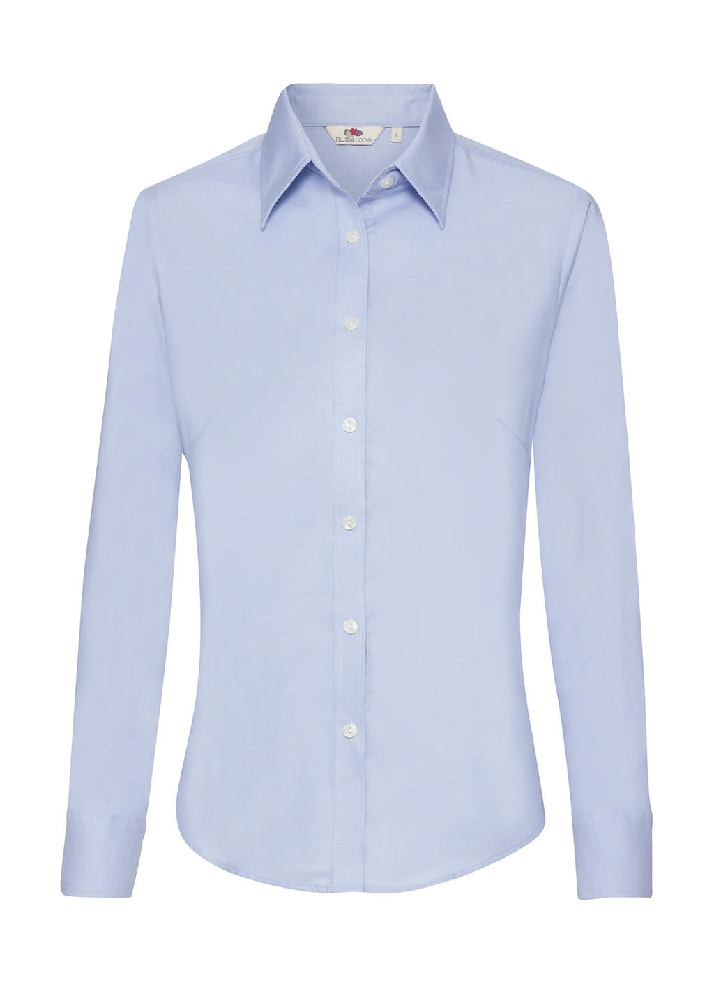 Camisa Oxford feminina de manga comprida - OD - Azul Oxford