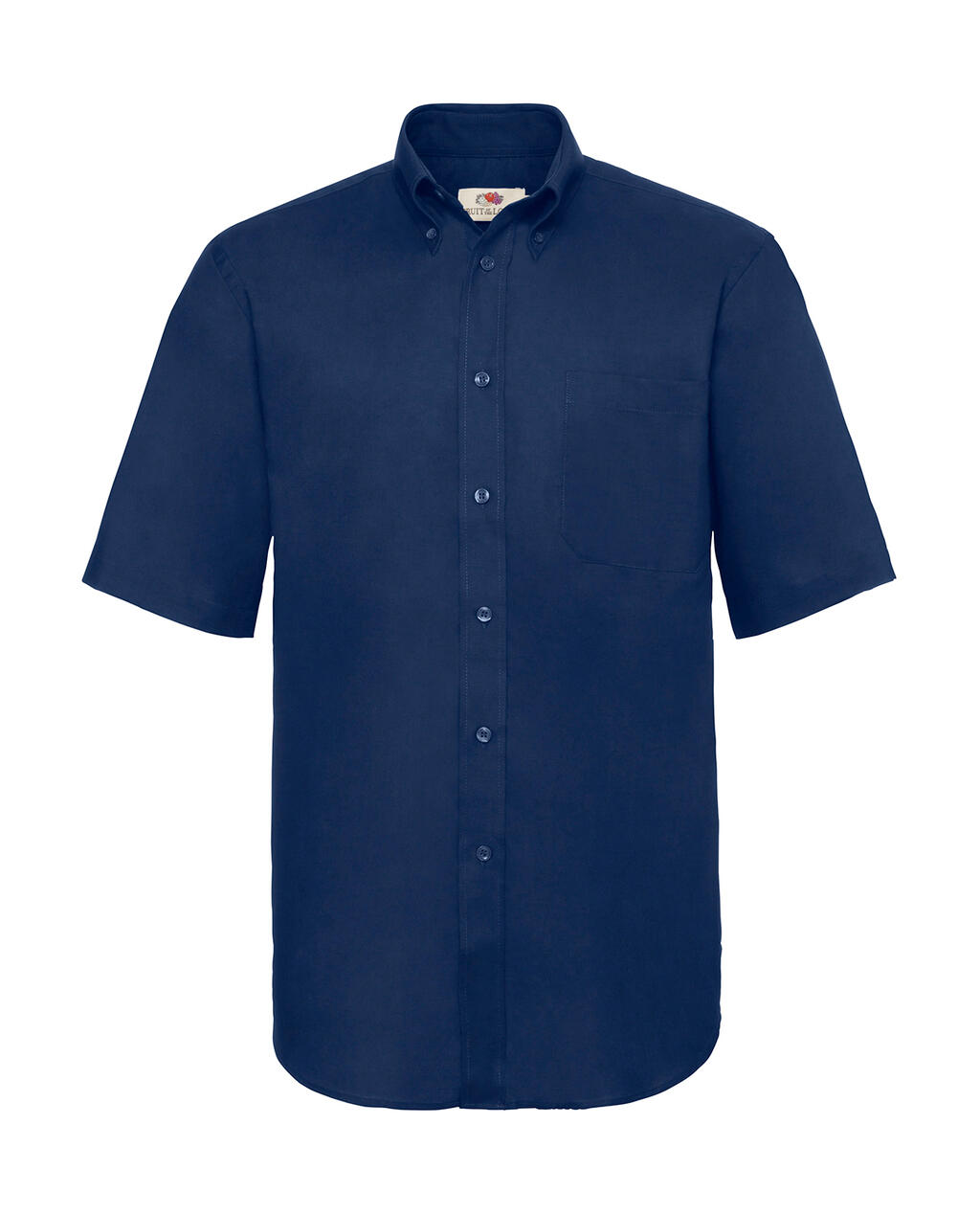 Camisa Oxford masculina de manga curta - 32 - Marinha